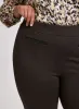 Sofia Pull-On Straight-Leg Pants sold by Laura