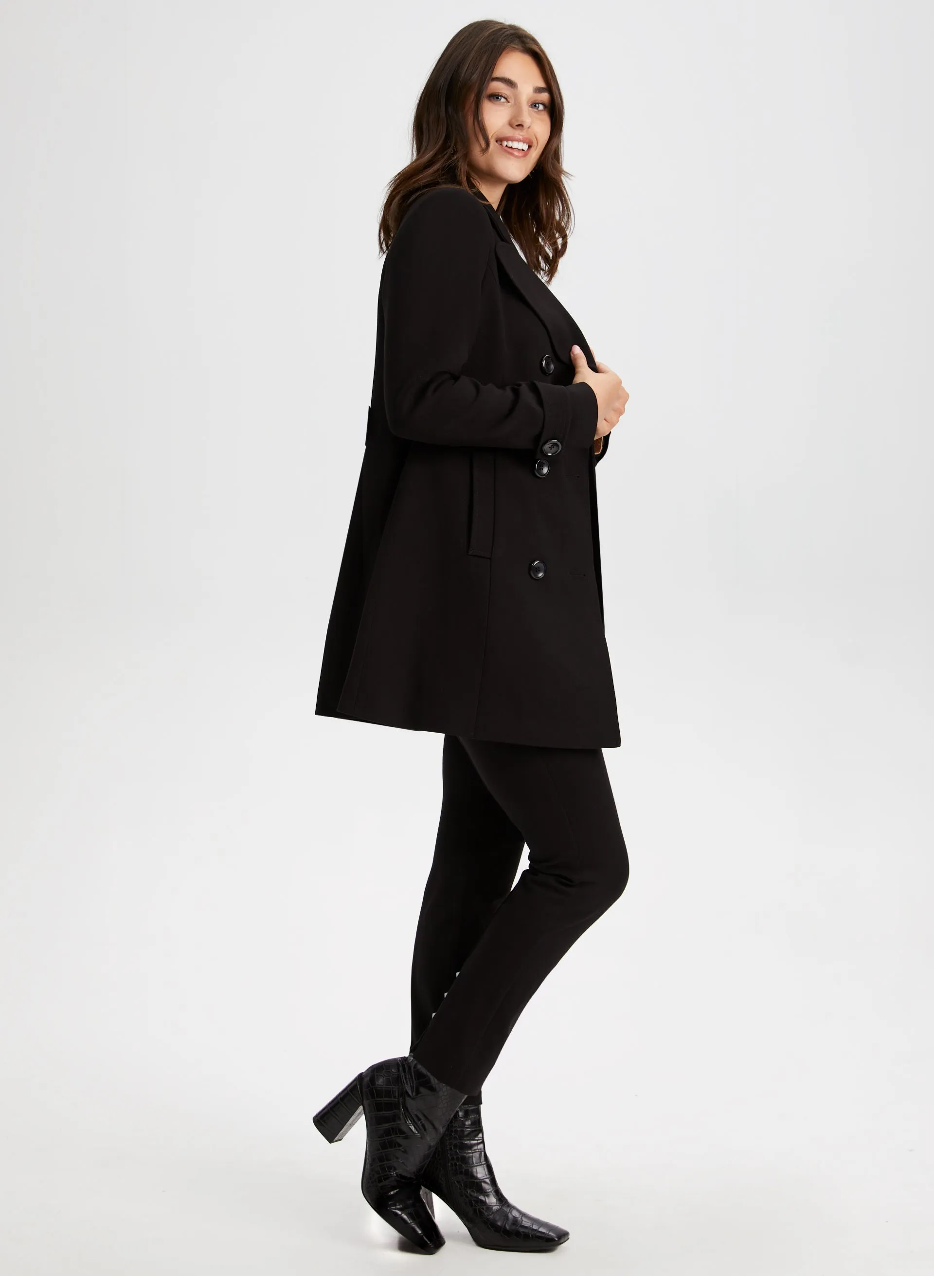 Double Row Button Front Coat sold by Laura product image thumbnail 4