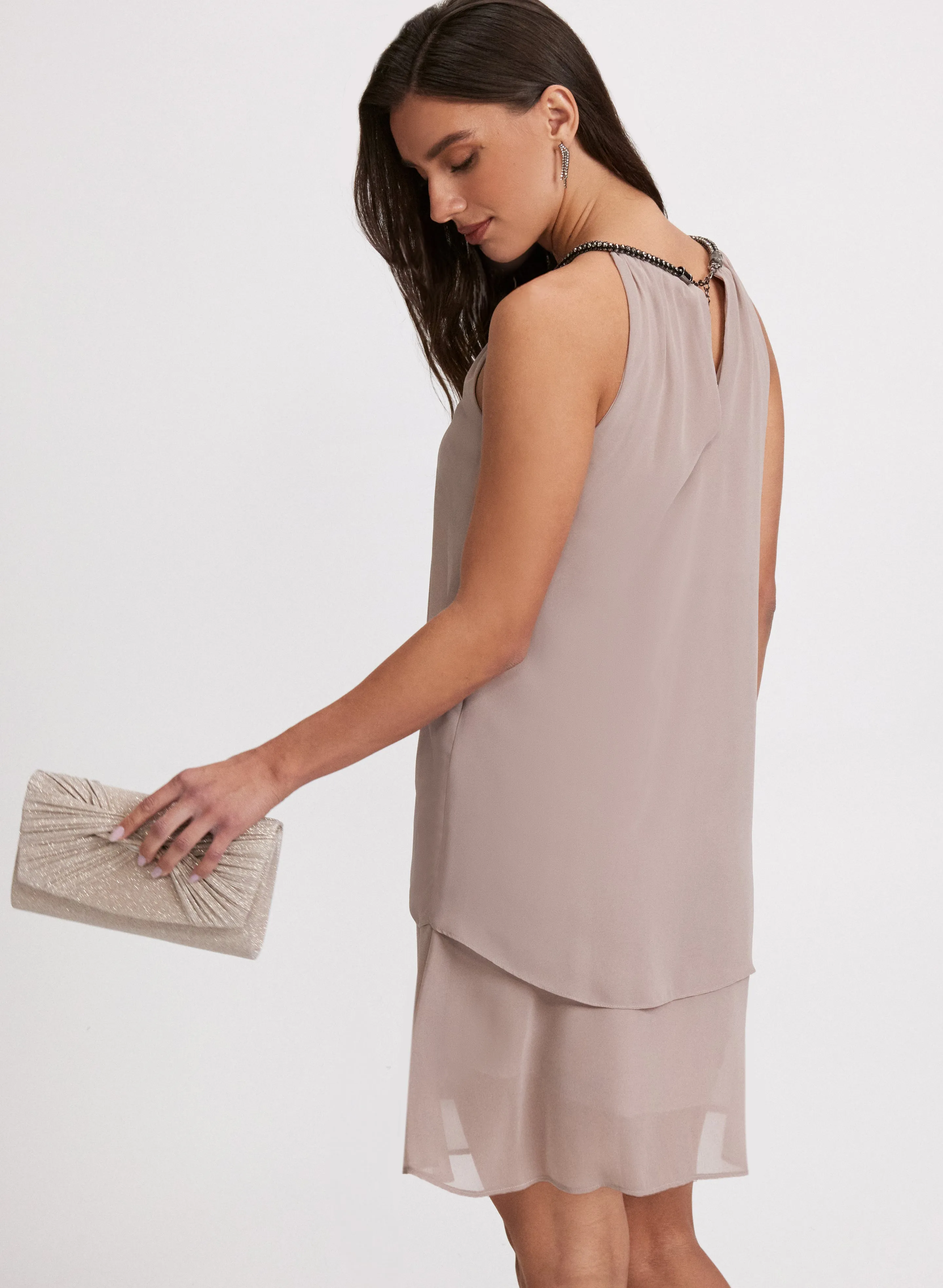 Sleeveless Chiffon Dress sold by Laura product image thumbnail 2