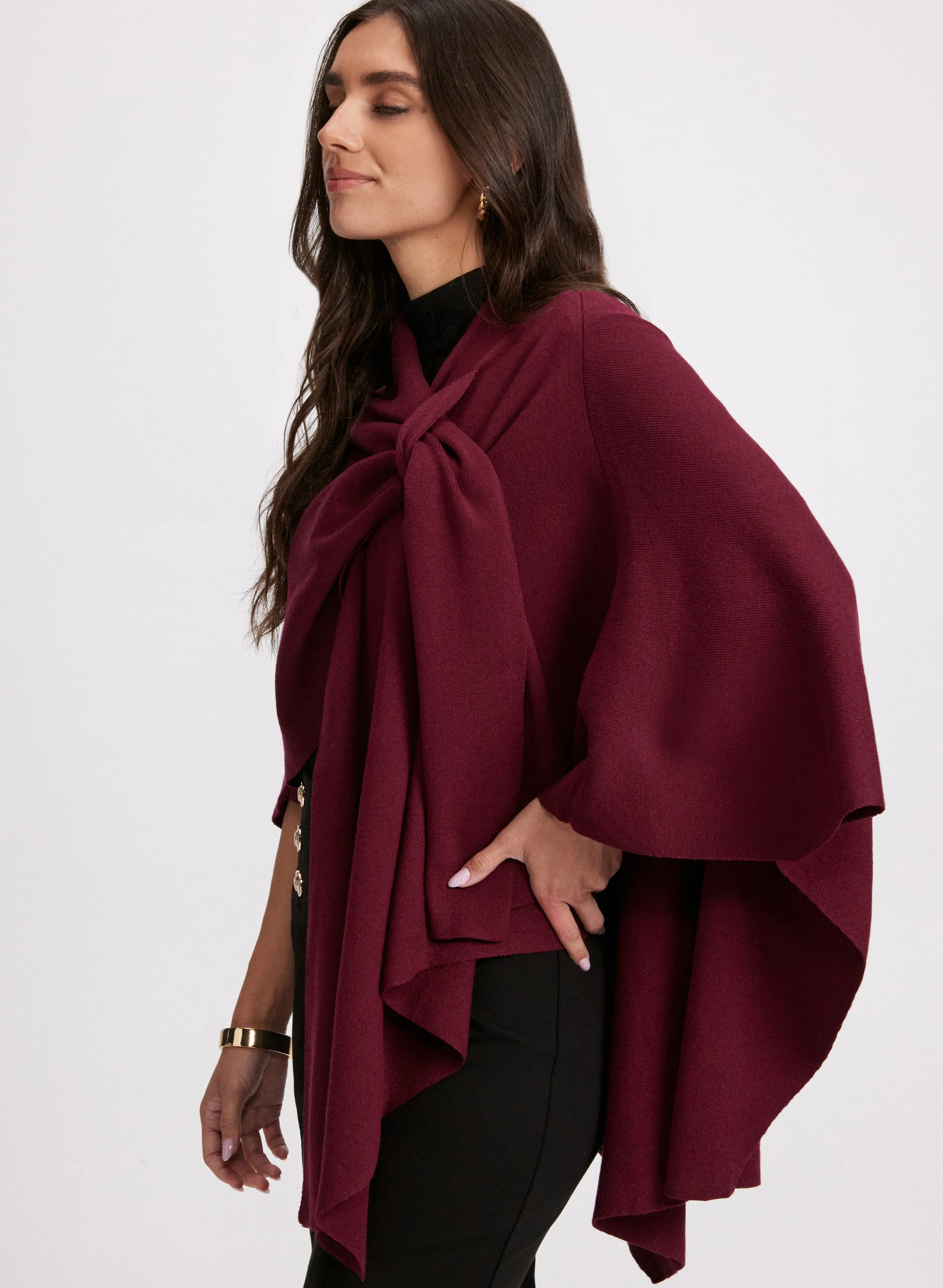 Pull-Through Detail Poncho sold by Laura product image thumbnail 4