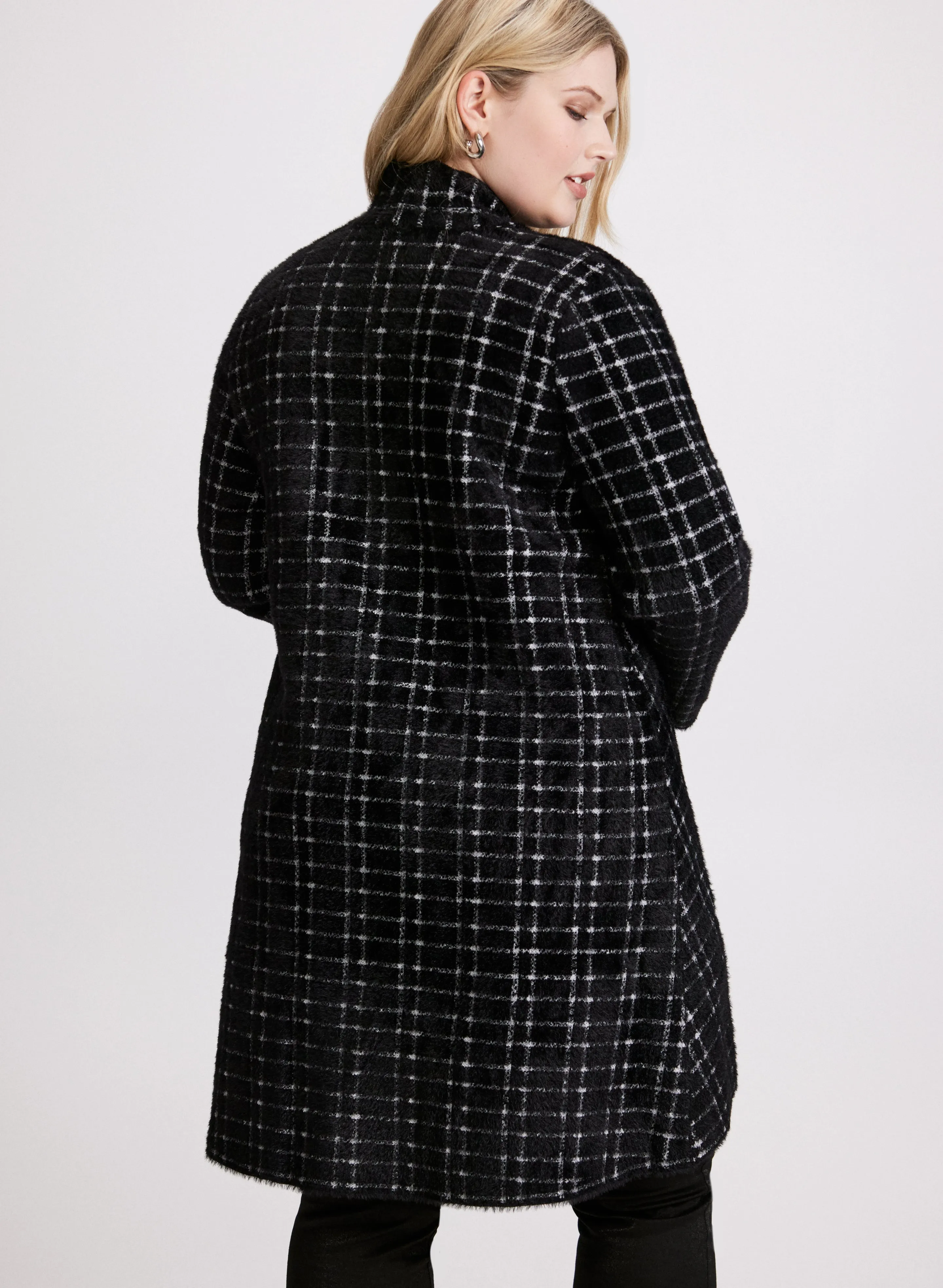 Joseph Ribkoff - Check Print Knit Cardigan sold by Laura product image thumbnail 4