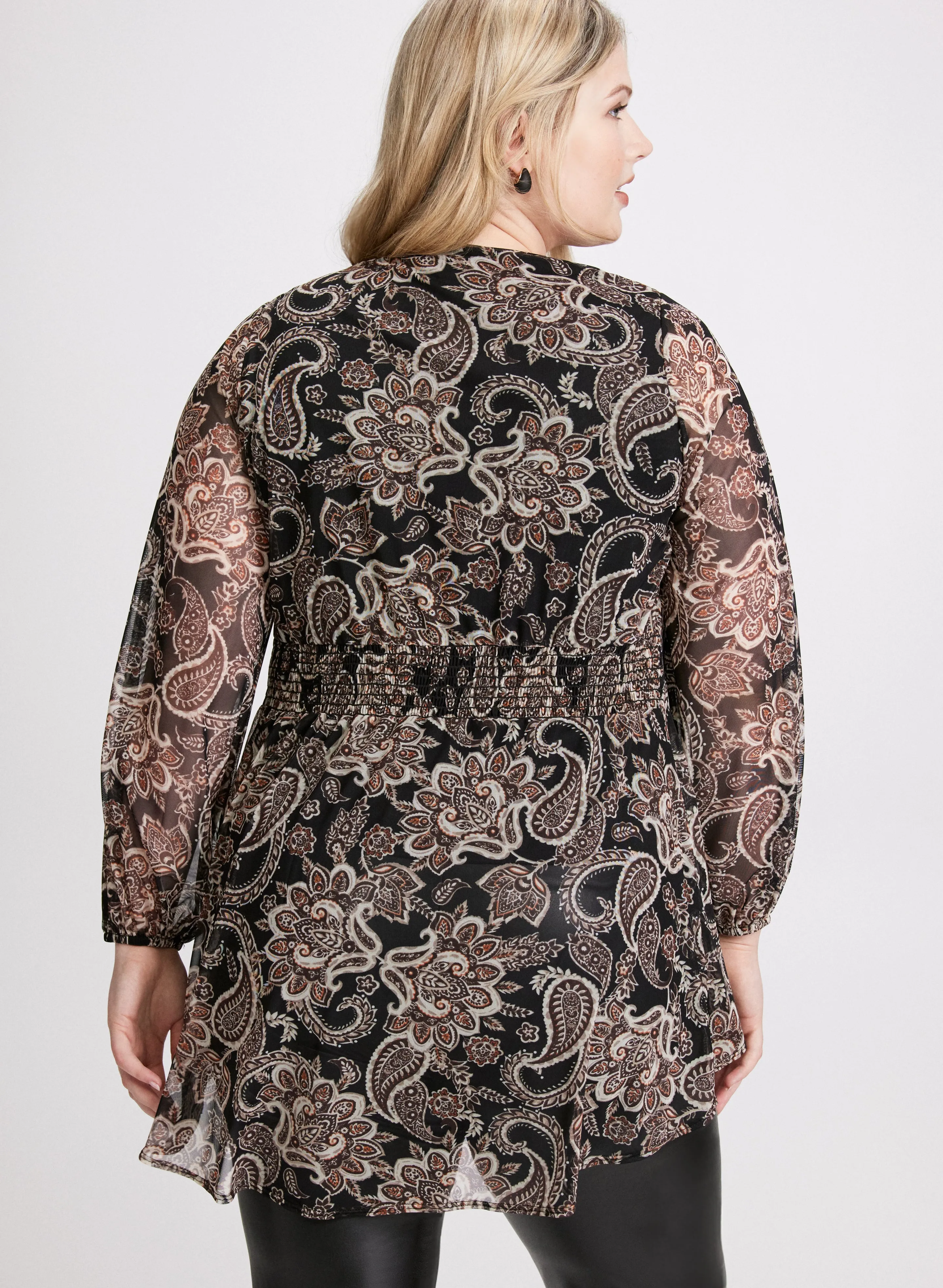 Chiffon Paisley Tunic sold by Laura product image thumbnail 4