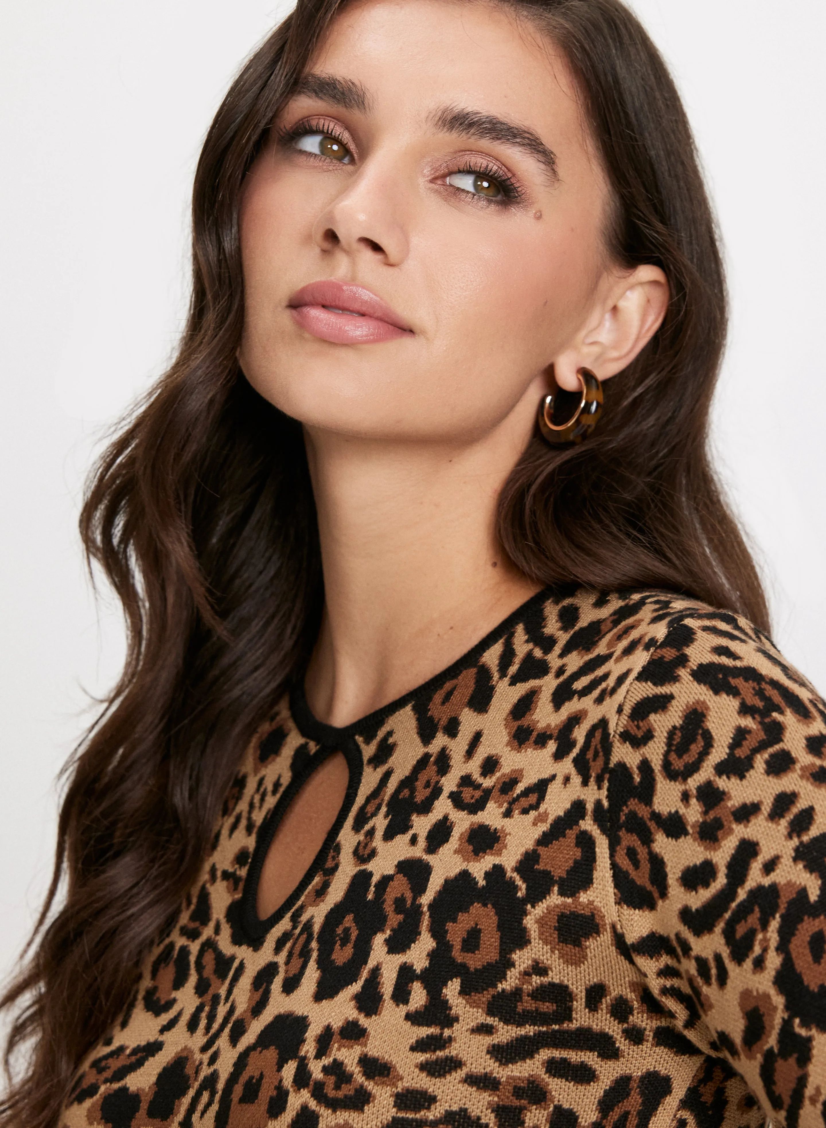 Sash Detail Leopard Print Dress sold by Laura product image thumbnail 5