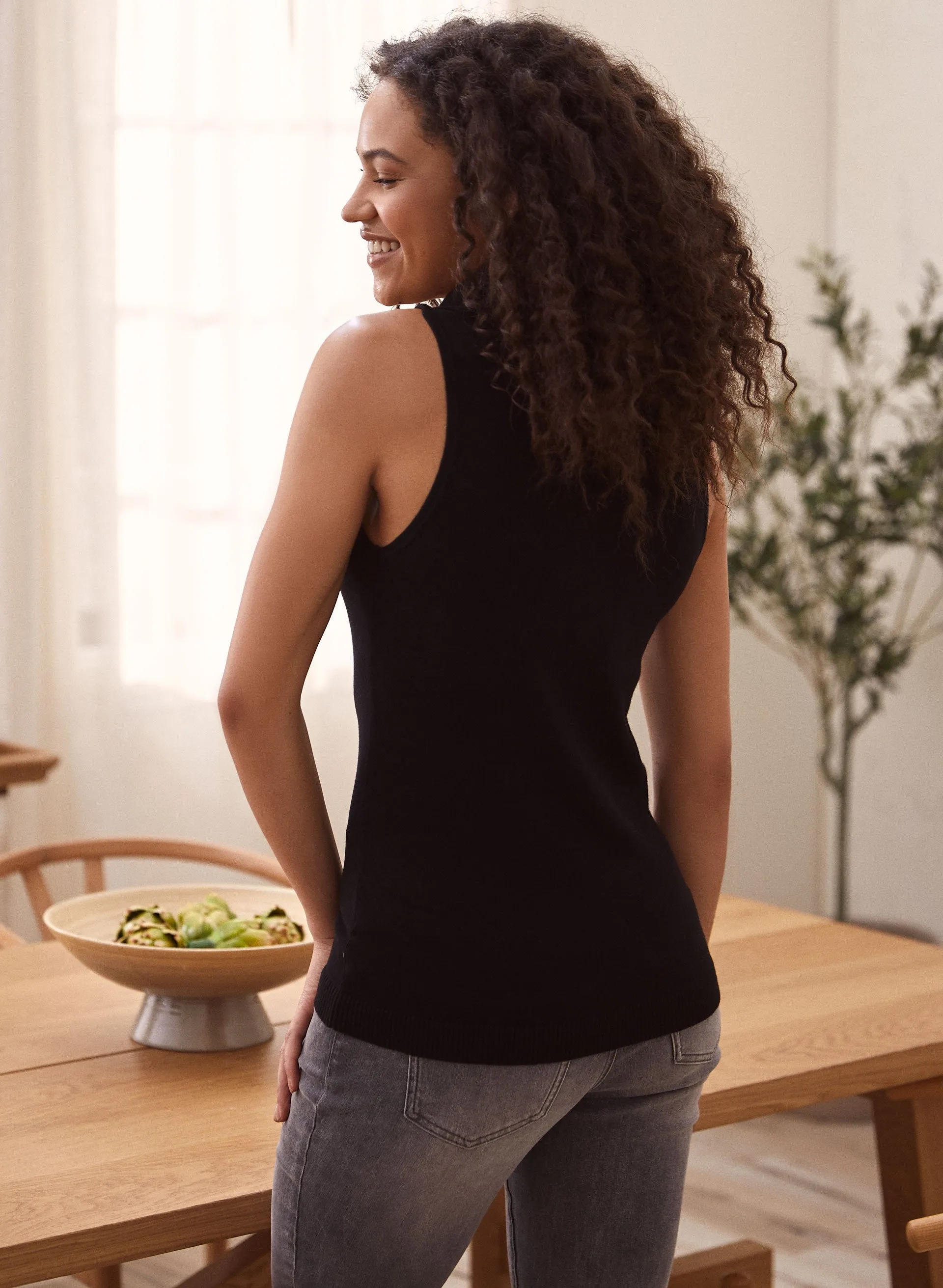 Sleeveless Cowl Neck Sweater sold by Laura product image thumbnail 4