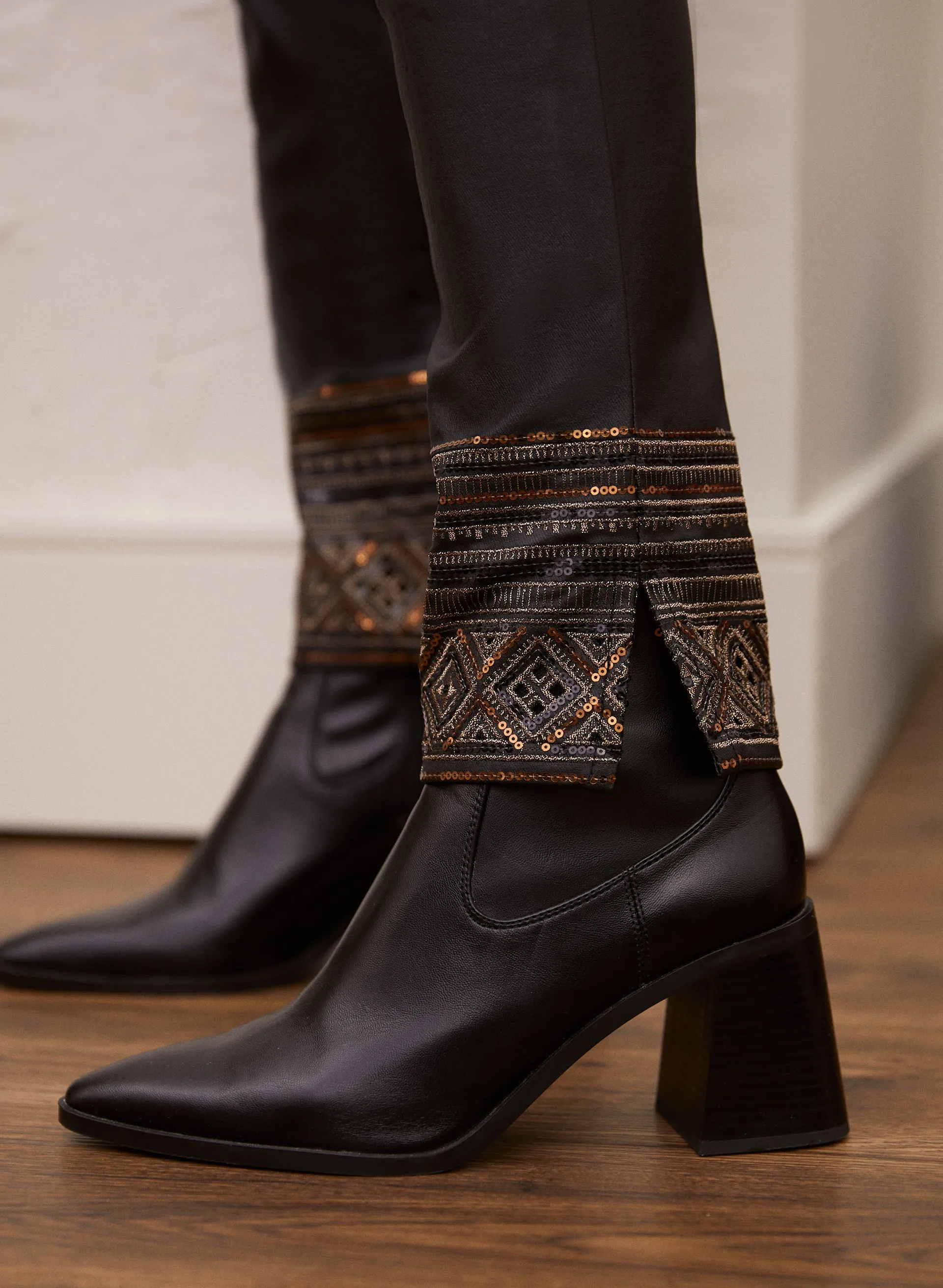 Coated Slim Leg Jeans sold by Laura product image thumbnail 4