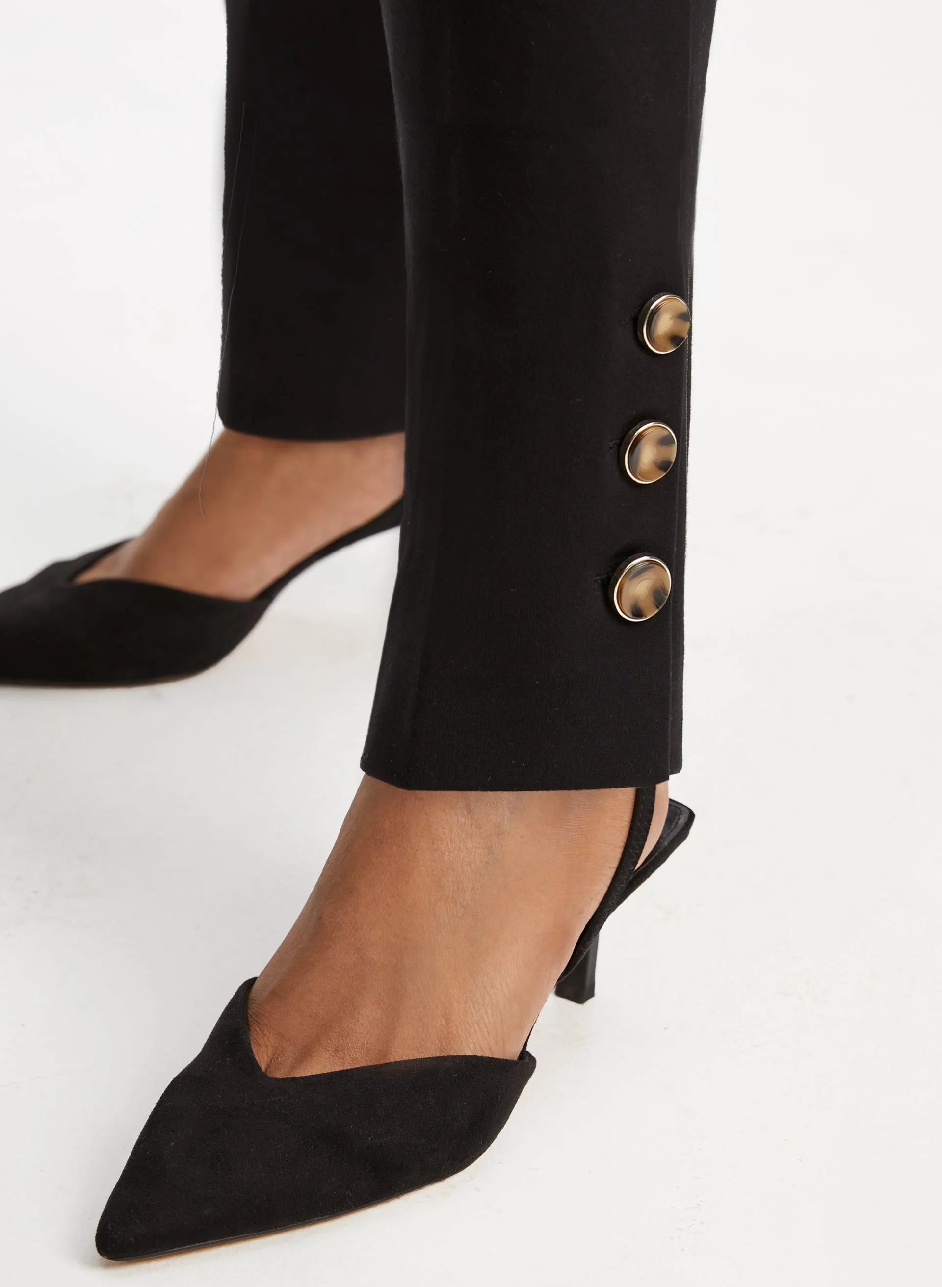 Pull-On Button Detail Pants sold by Laura product image thumbnail 4