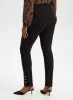 Pull-On Button Detail Pants sold by Laura