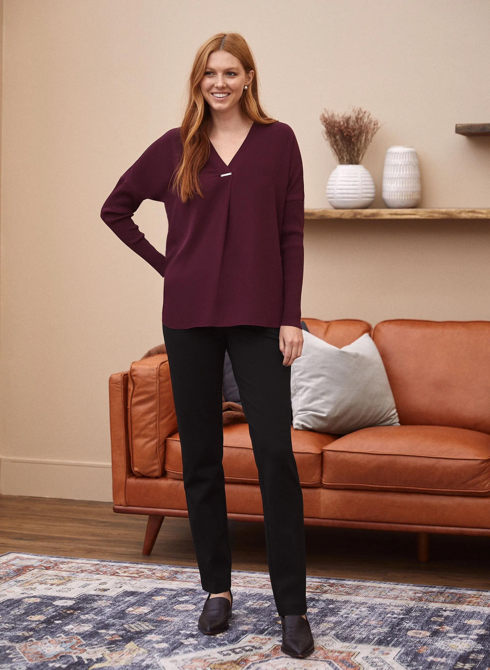 Mia Straight-Leg Pants - Tall sold by Laura product image thumbnail 3