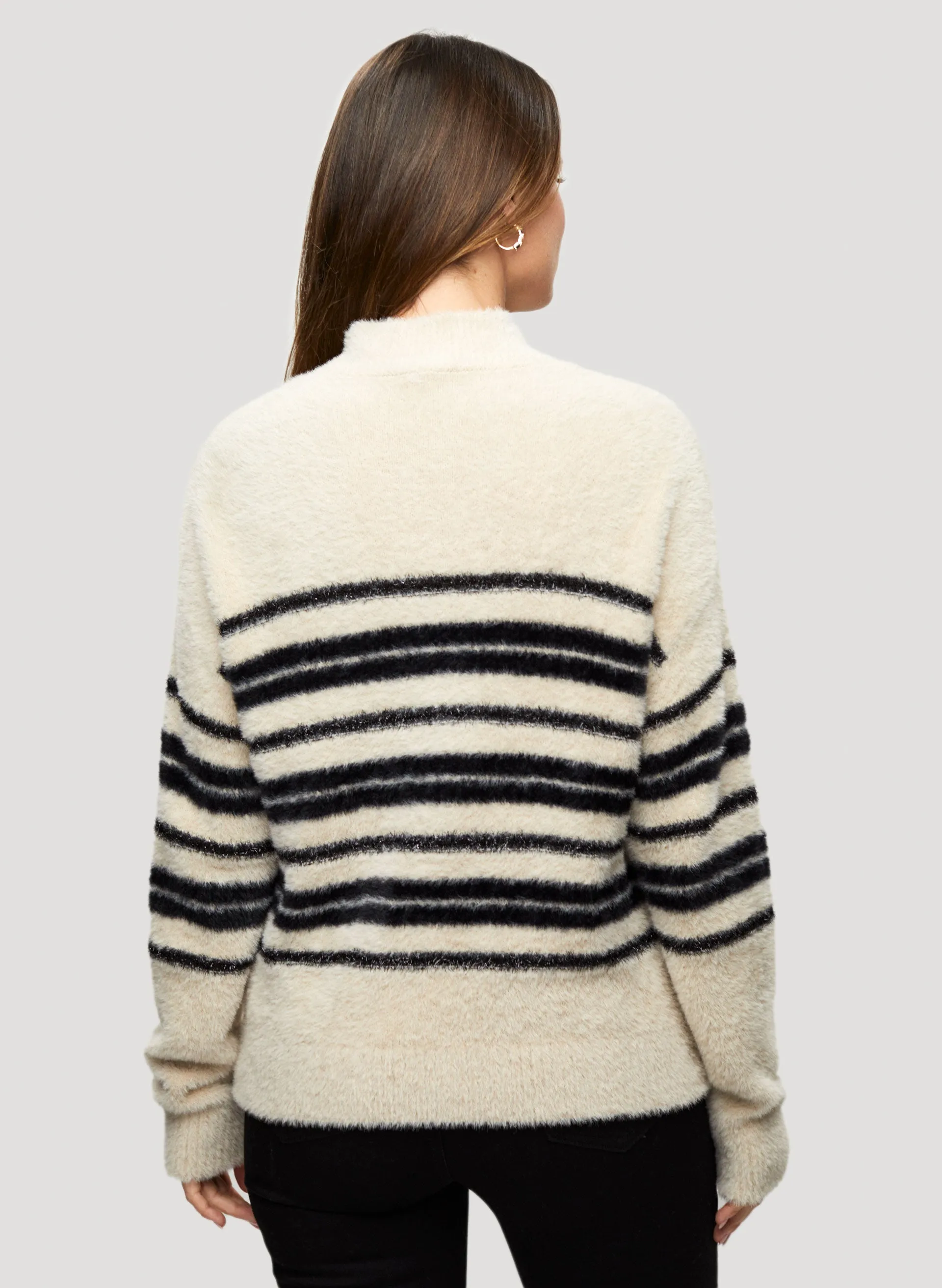 Stripe Print Sweater sold by Laura product image thumbnail 4