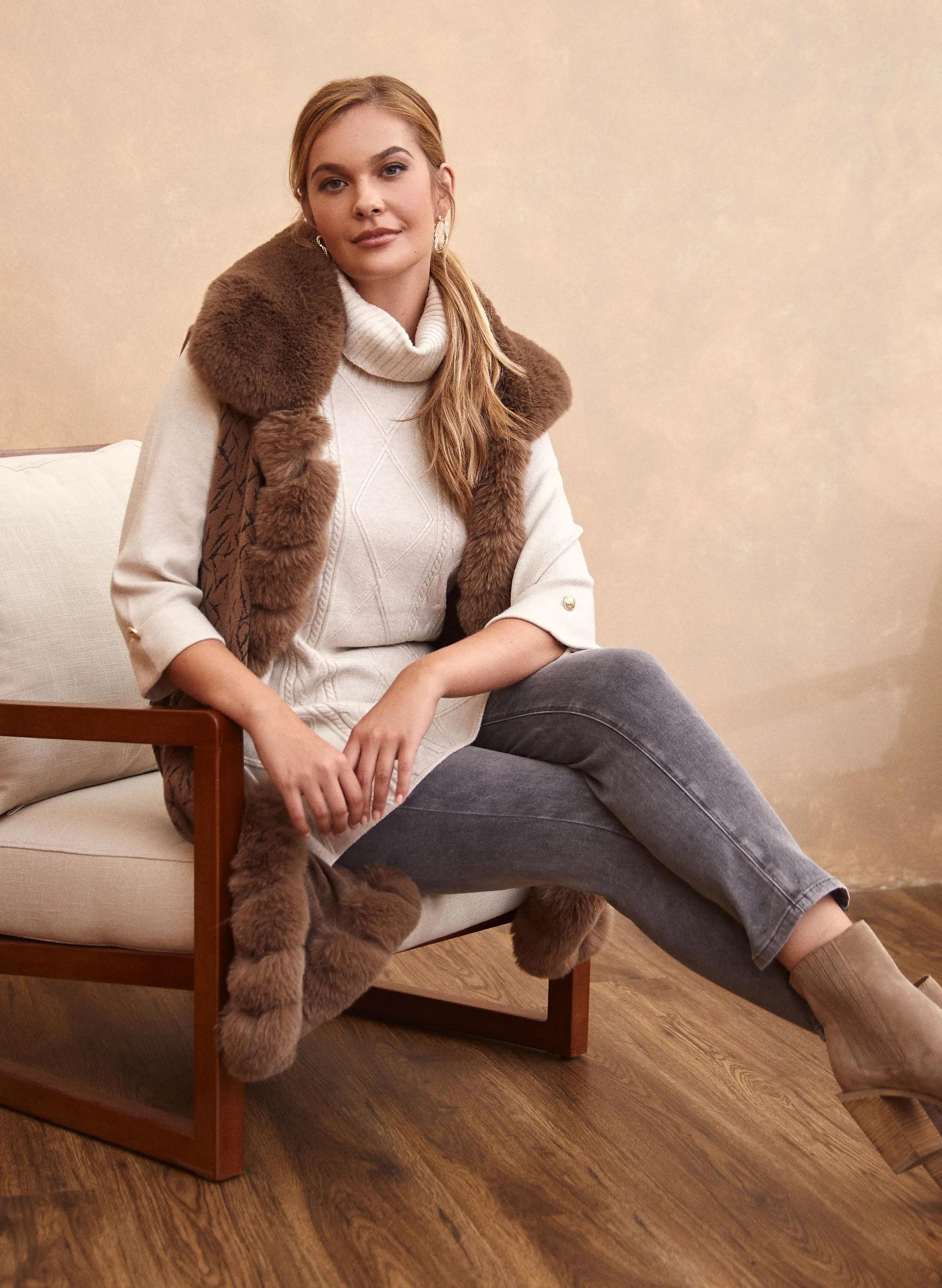 Turtleneck Tunic Sweater sold by Laura product image thumbnail 3