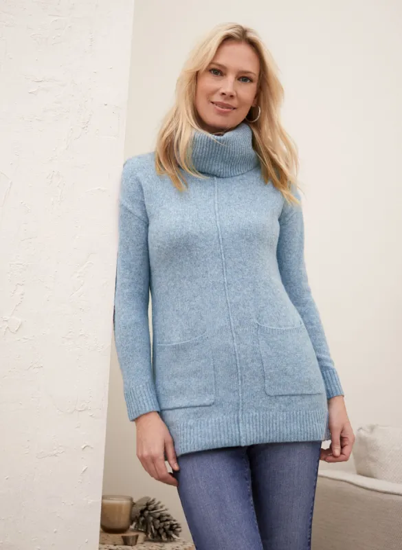 Cowl Neck Knit Sweater sold by Laura