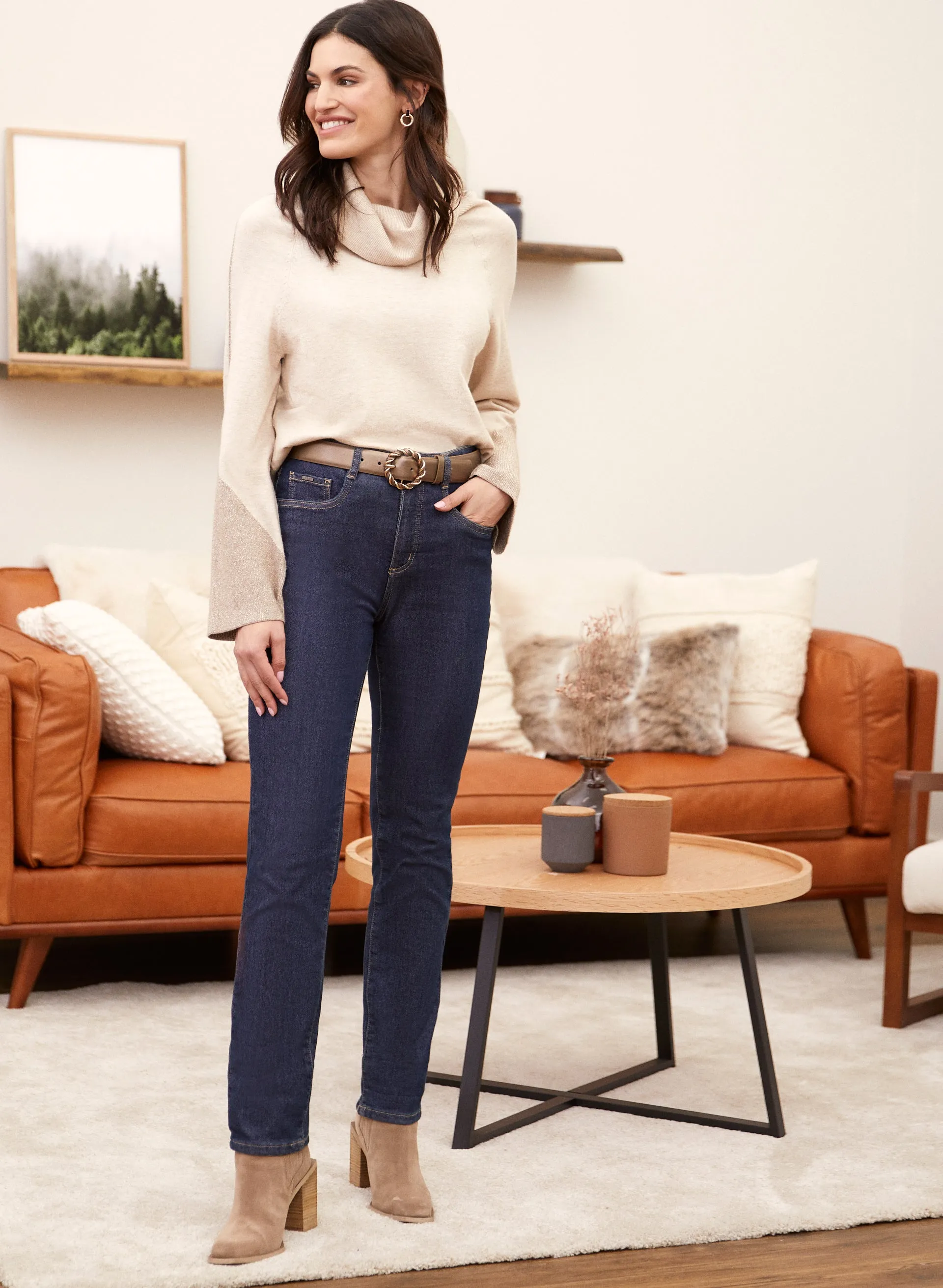 Metallic Cowl Neck Sweater sold by Laura product image thumbnail 4