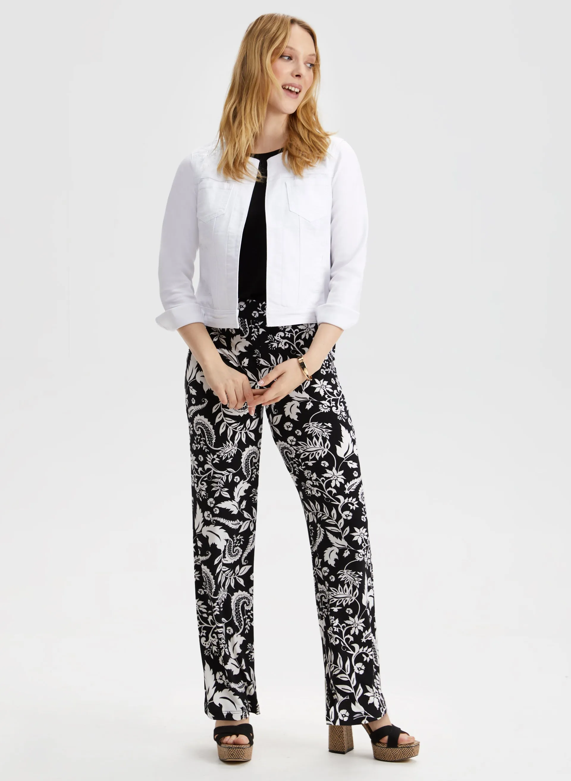 Embroidered Denim Jacket sold by Laura product image thumbnail 3