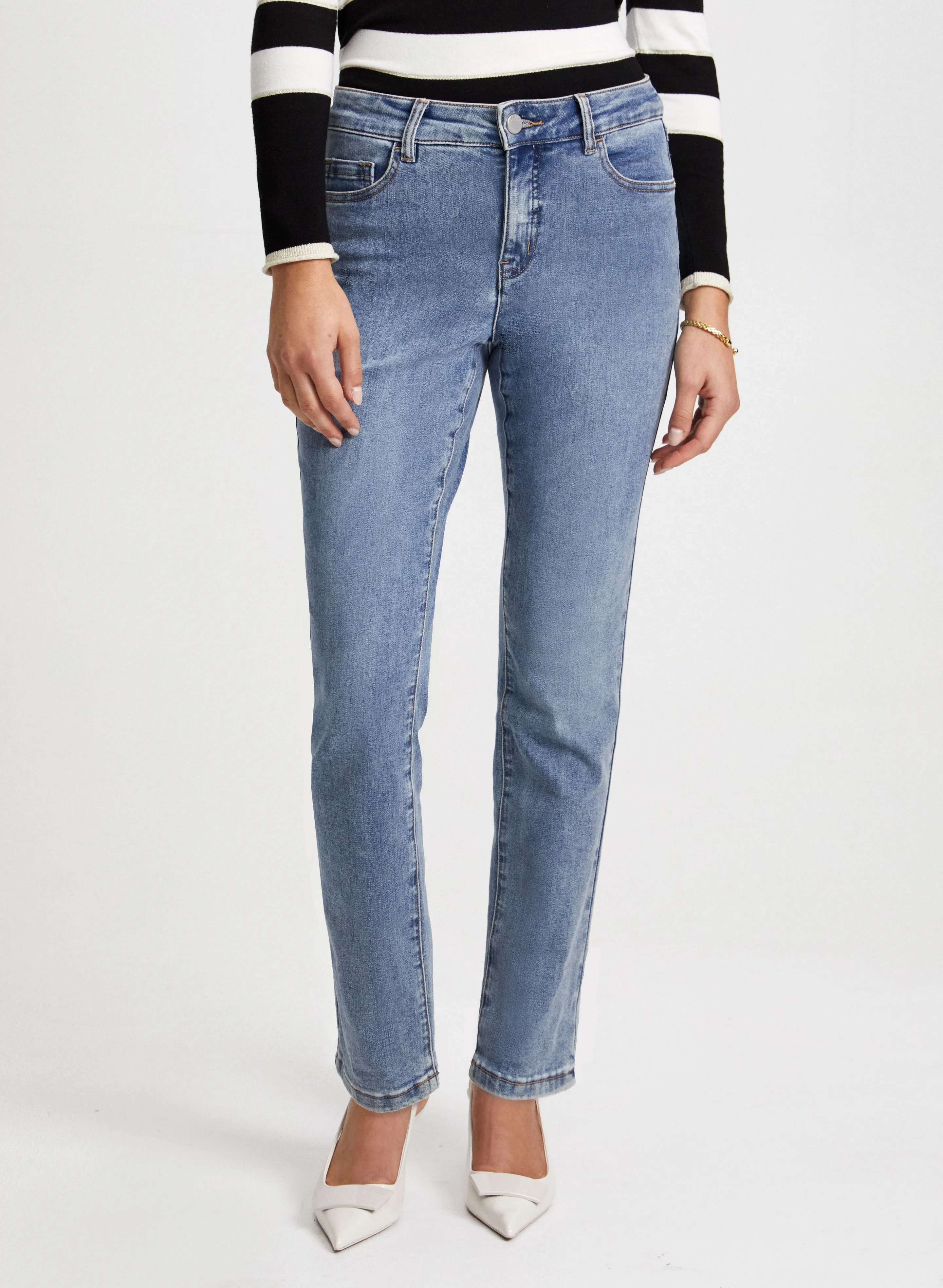 Essential Straight Leg Jeans sold by Laura