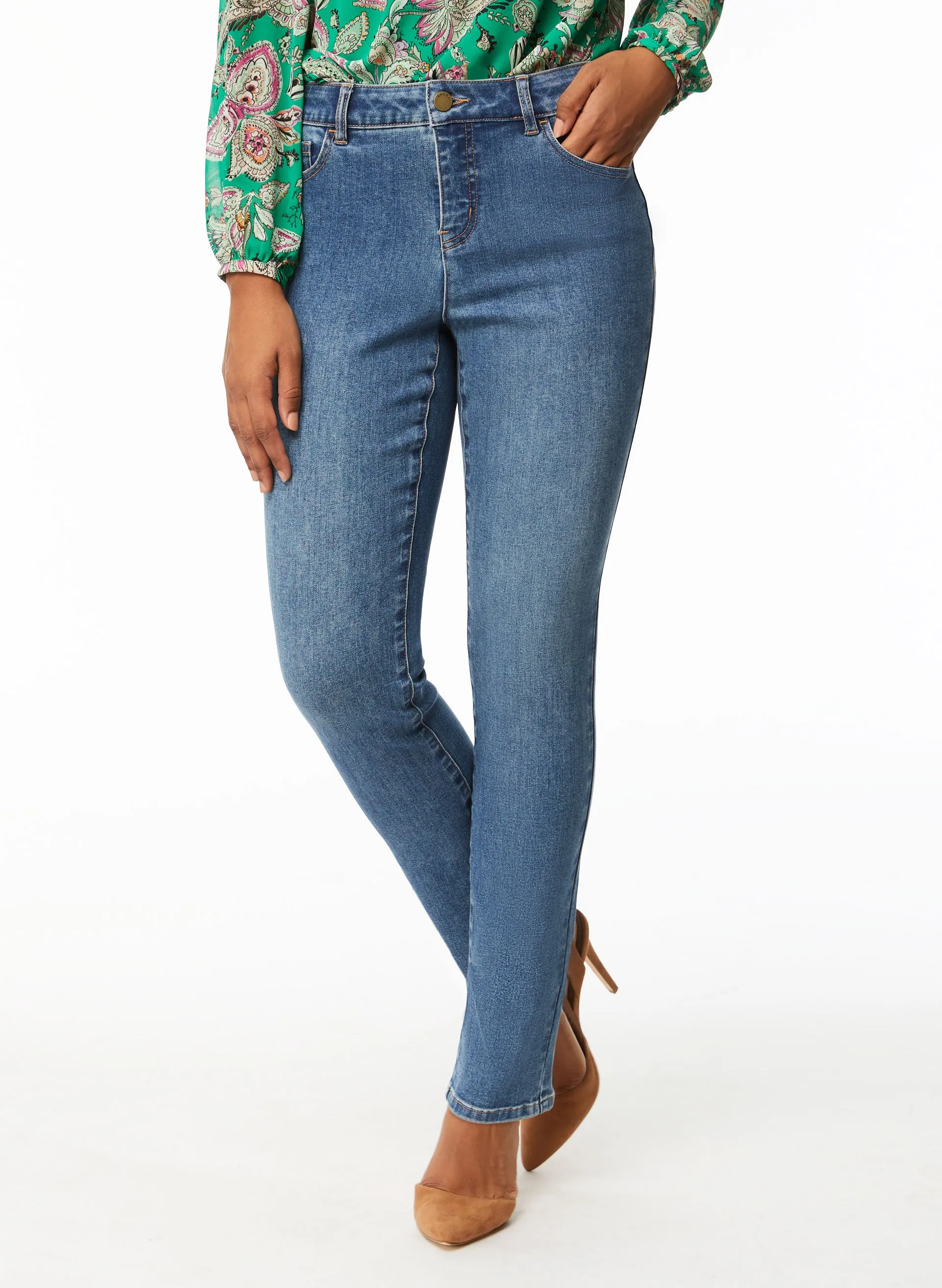 Essential Straight Leg Jeans sold by Laura