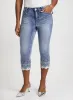 Embellished Denim Capris sold by Laura