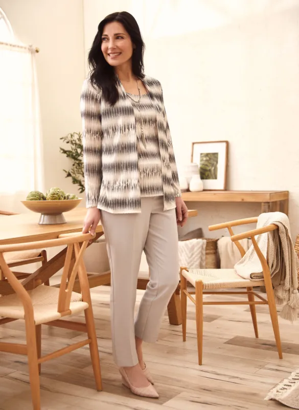 City Fit Slim Leg Pants sold by Laura