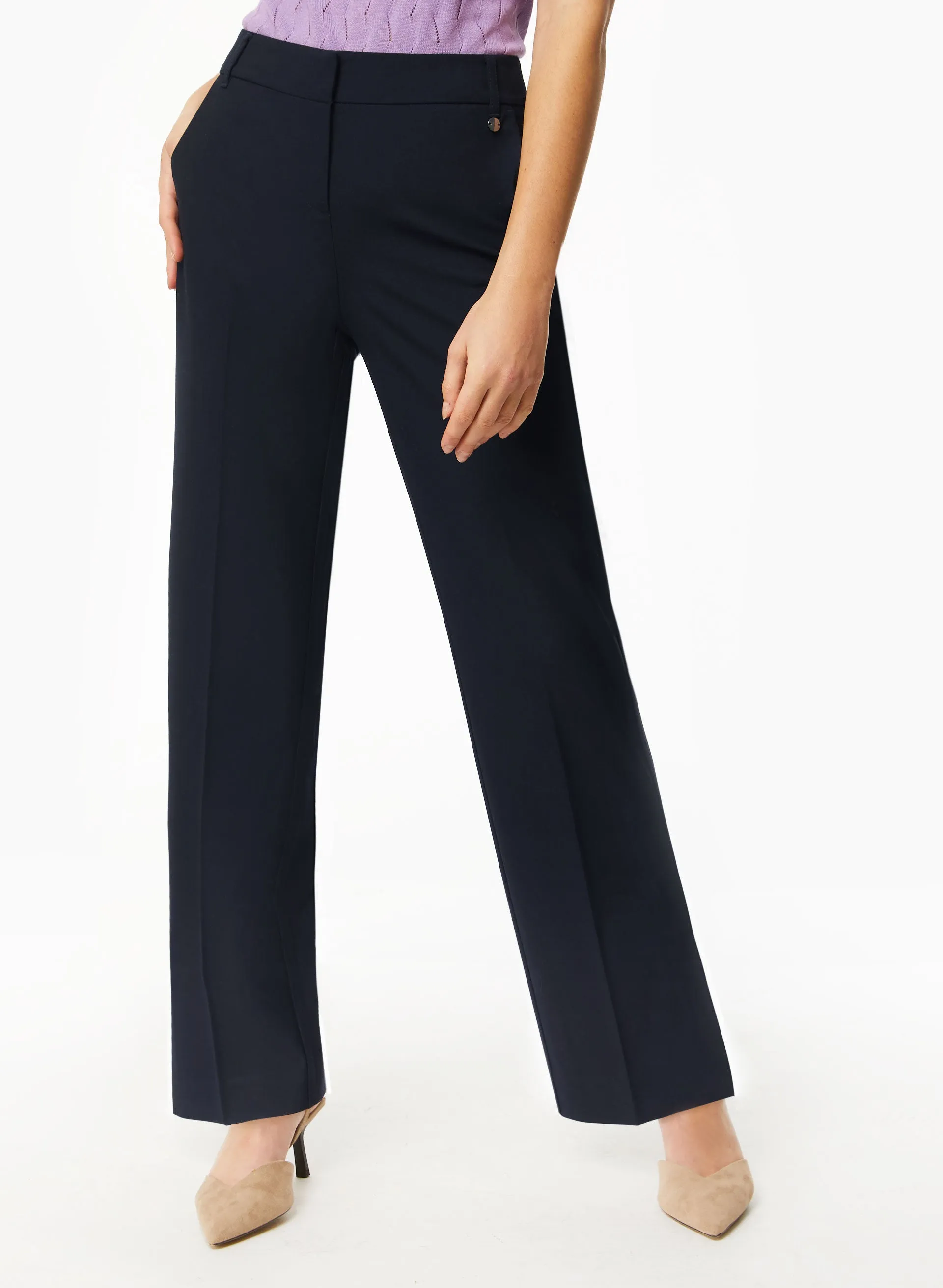 Modern Fit Straight Leg Pants sold by Laura