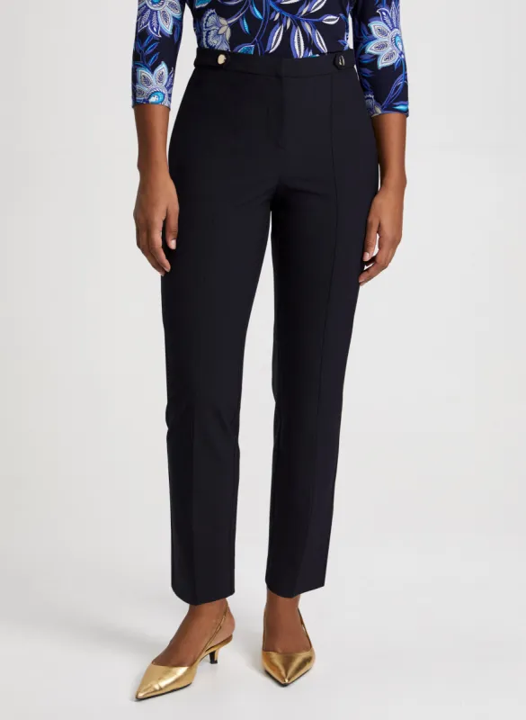 Mia Straight-Leg Pants - Short sold by Laura