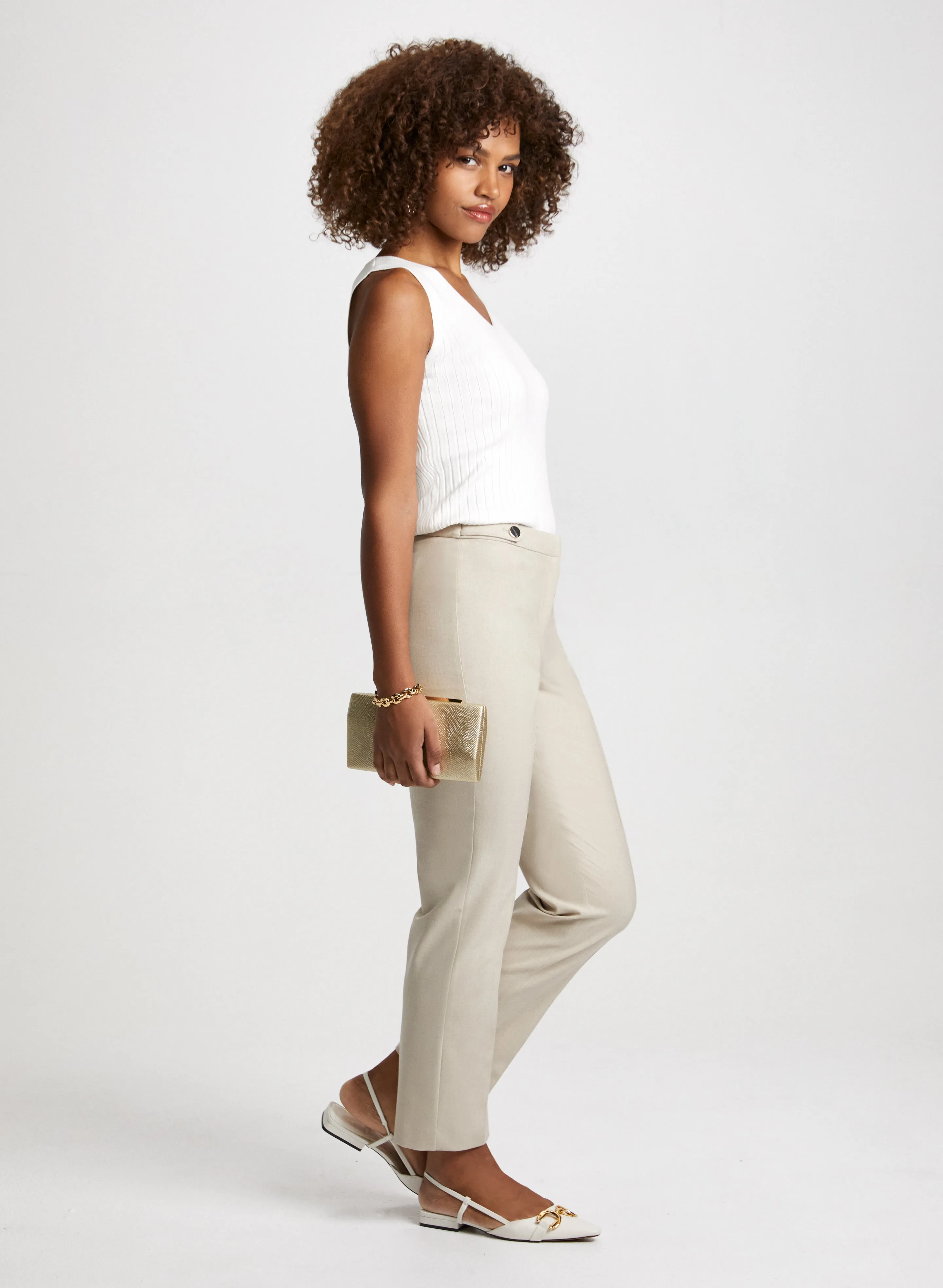 Mia Straight-Leg Pants - Short sold by Laura product image thumbnail 5