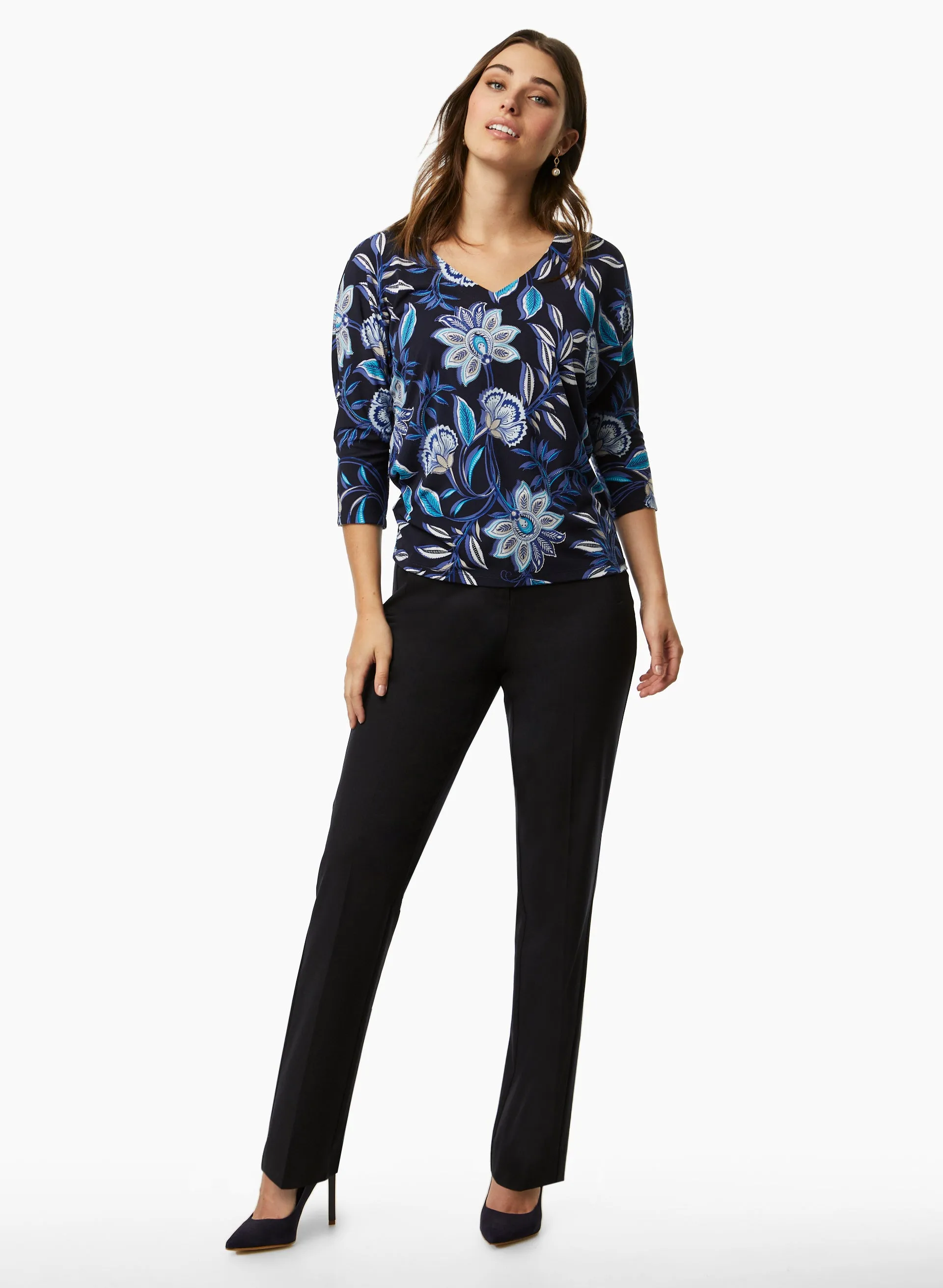 Signature Fit Straight Leg Pants sold by Laura product image thumbnail 3