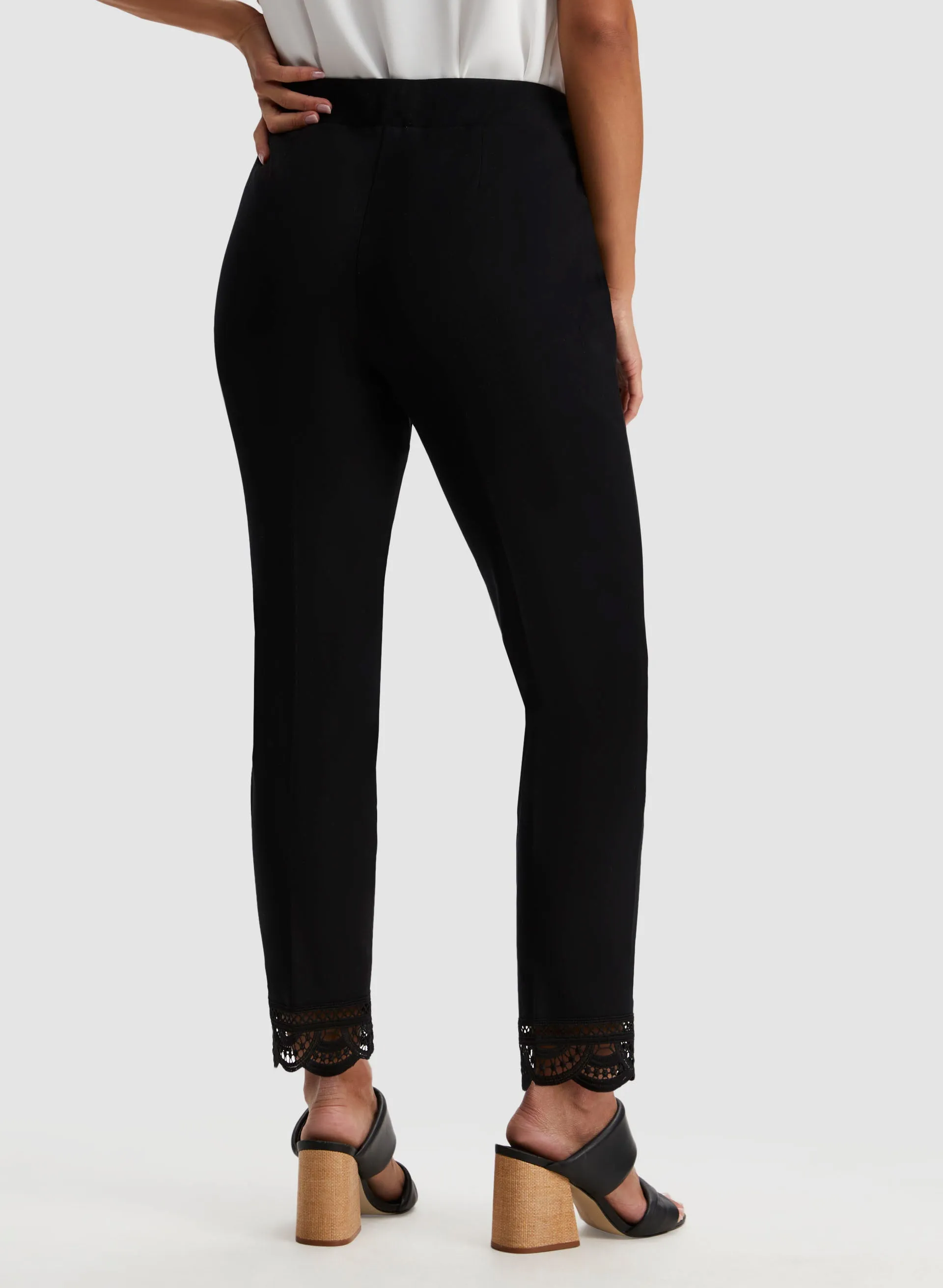 Lace Detail Pull-on Pants sold by Laura product image thumbnail 2
