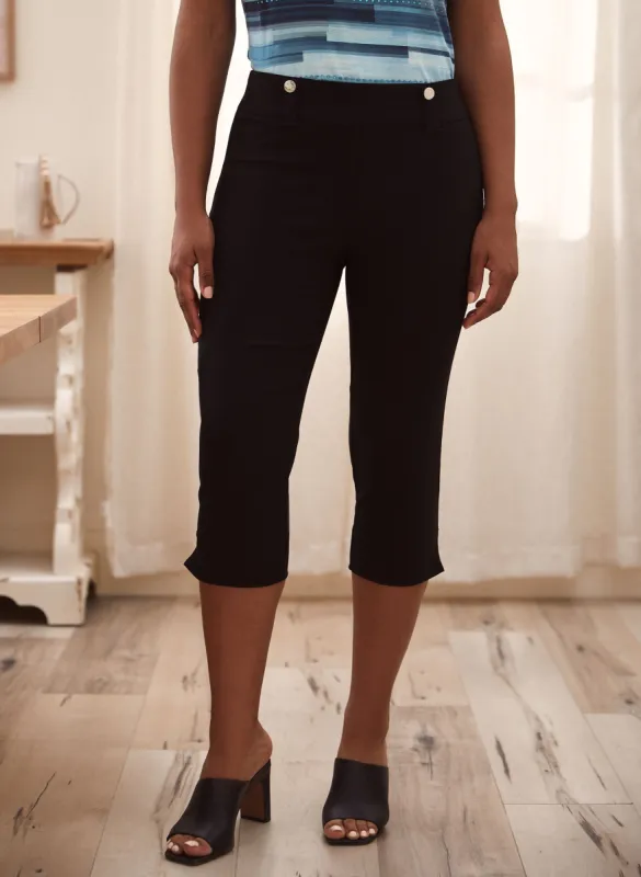 Pull-On Bengaline Capris sold by Laura