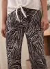 Palm Leaf Print Pull-On Capris sold by Laura