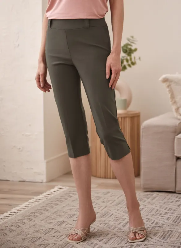 Pull-On Bengaline Capris sold by Laura