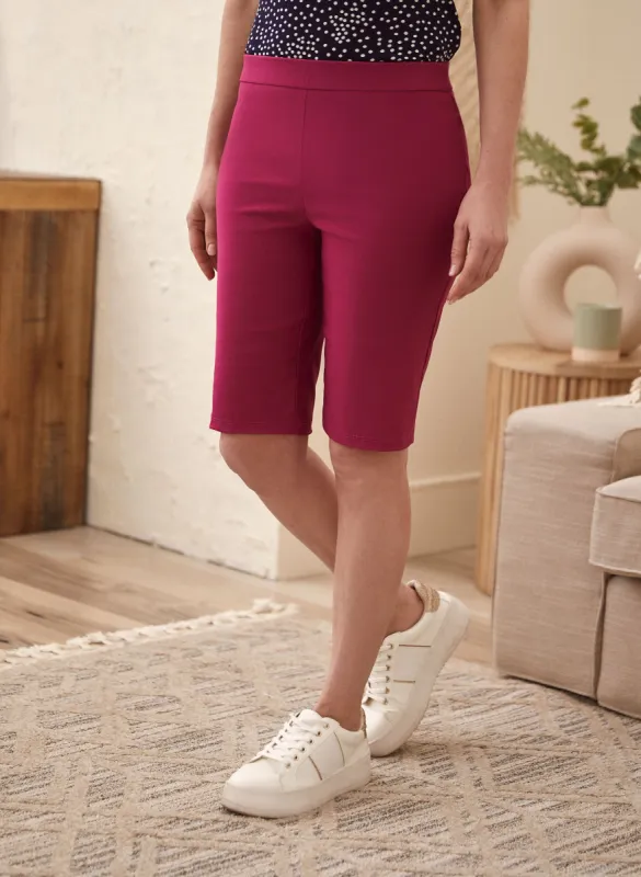 Pull-On Straight Leg Shorts sold by Laura