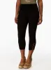 Cross Detail Capris sold by Laura