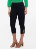 Cross Detail Capris sold by Laura
