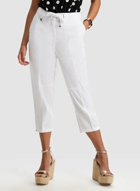 Zipper Detail Capris sold by Laura