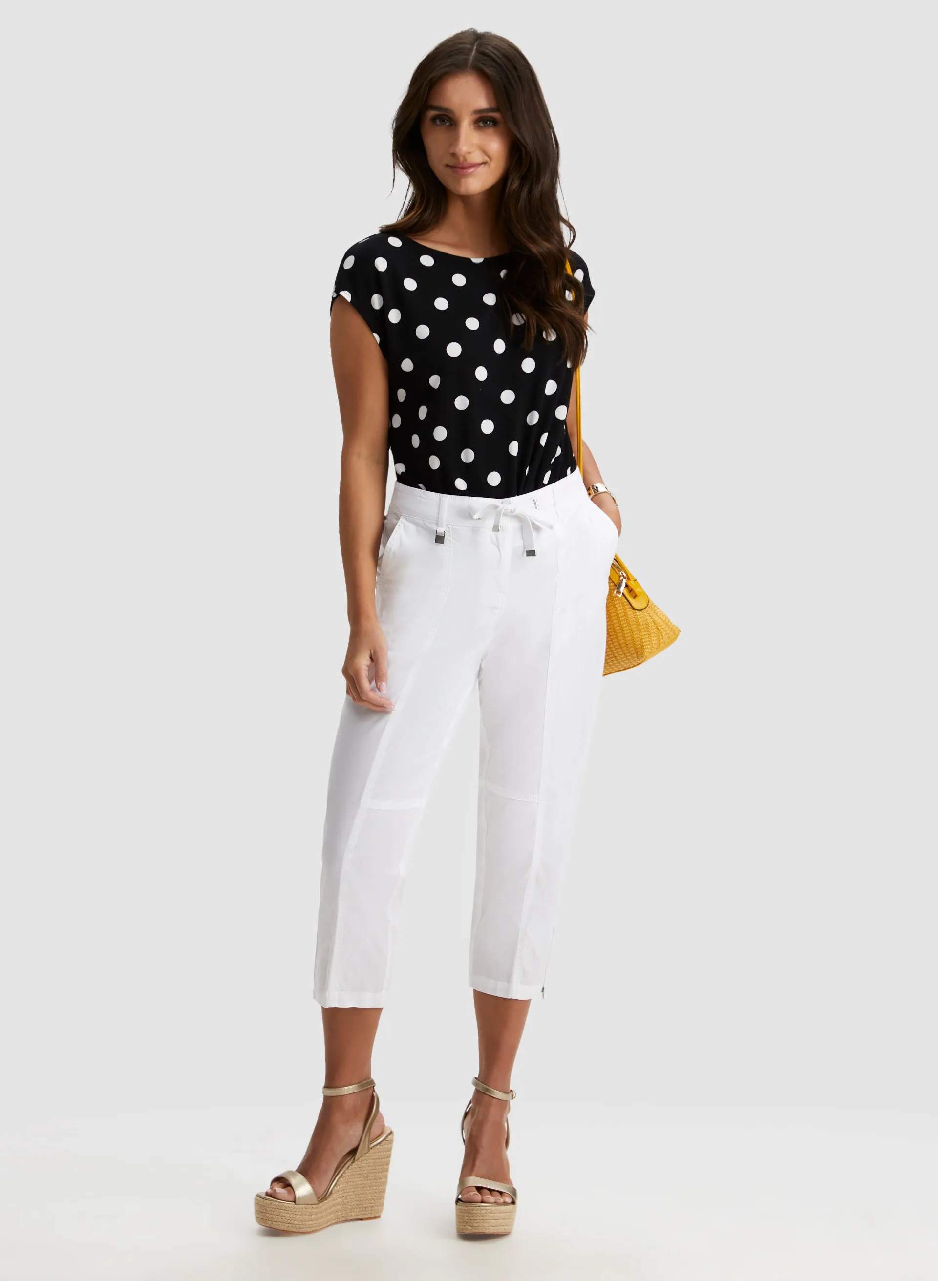 Zipper Detail Capris sold by Laura product image thumbnail 3