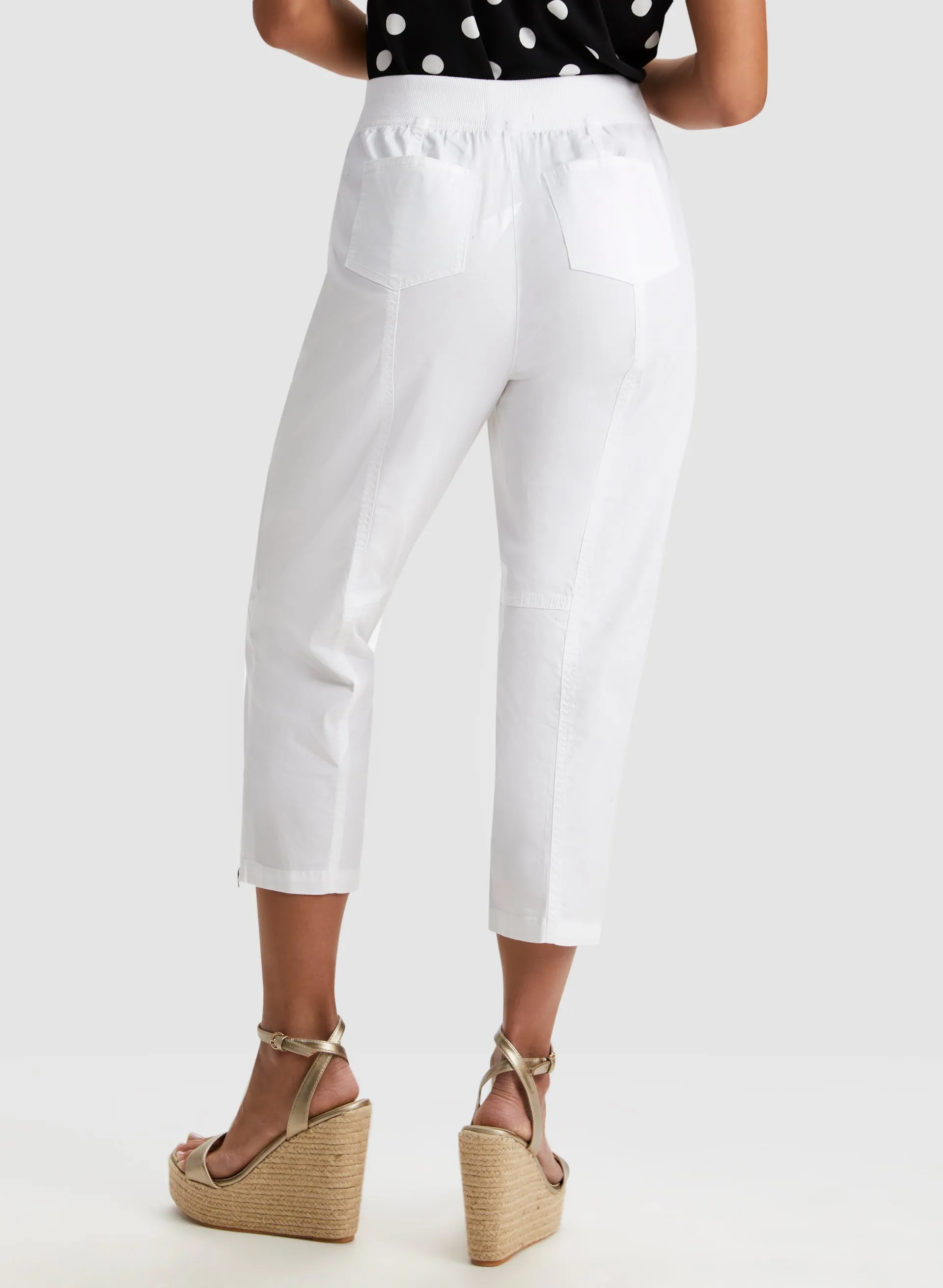 Zipper Detail Capris sold by Laura product image thumbnail 2