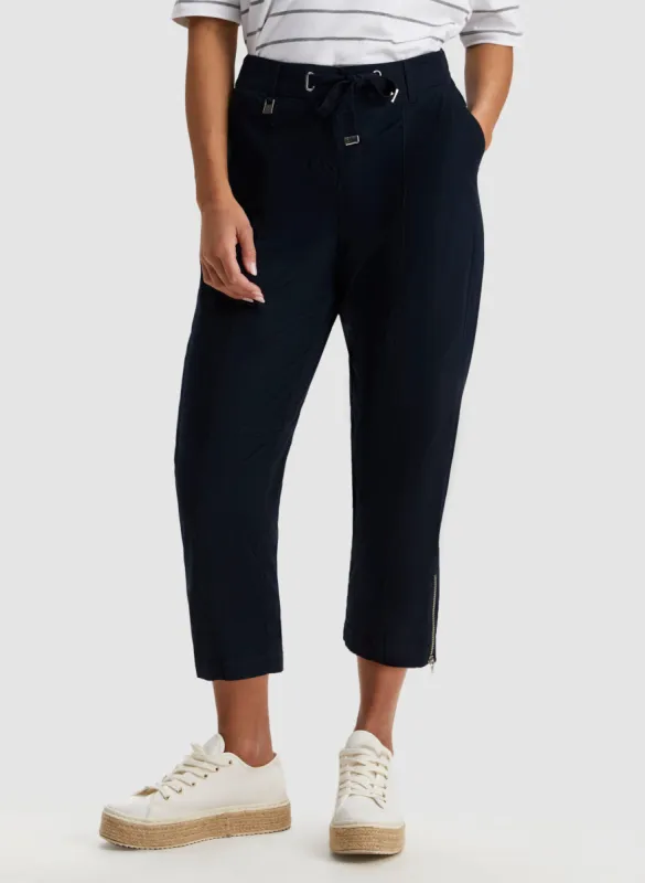 Zipper Detail Capris sold by Laura