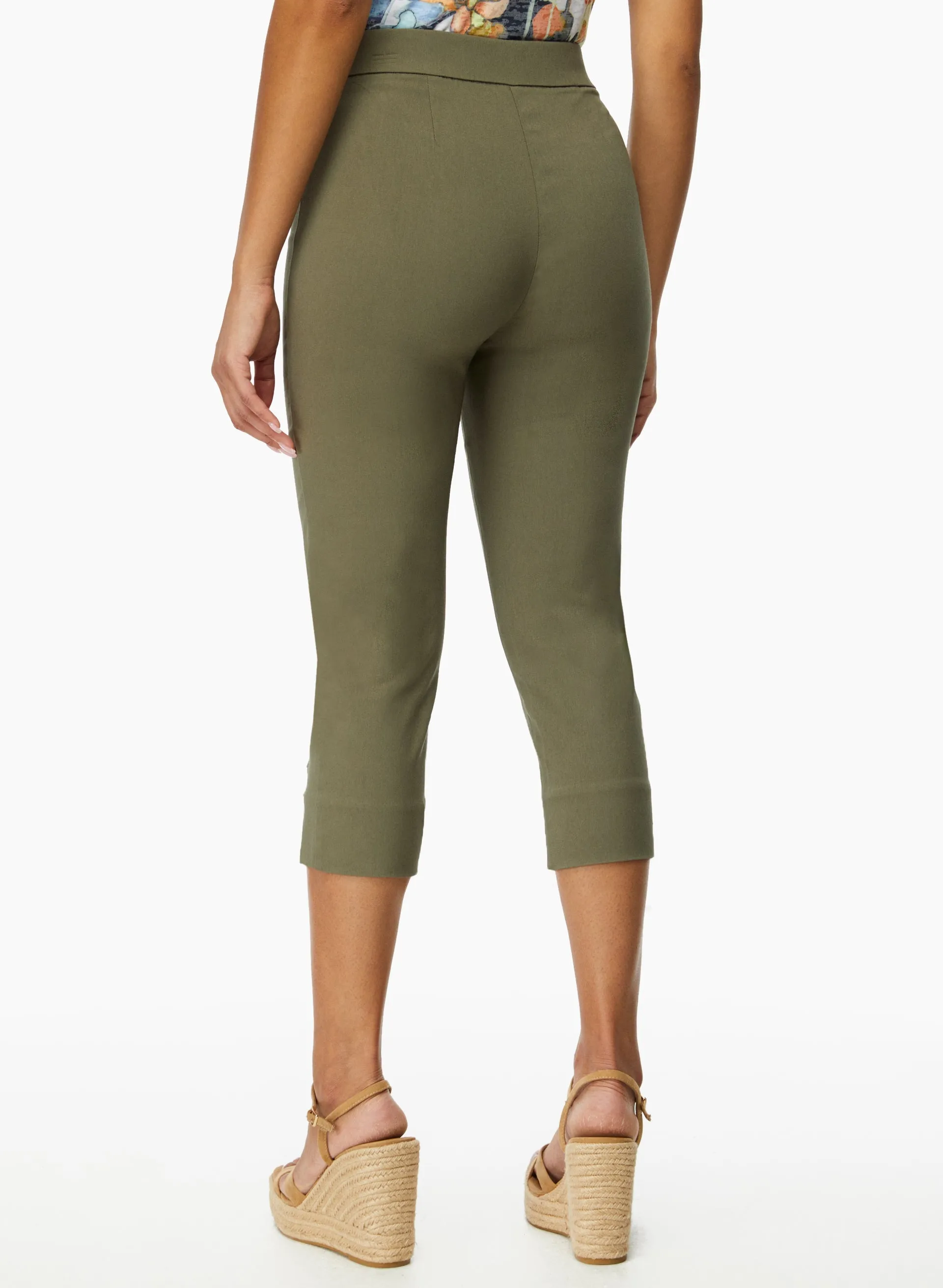 Pull-On Side Slit Capris sold by Laura product image thumbnail 2