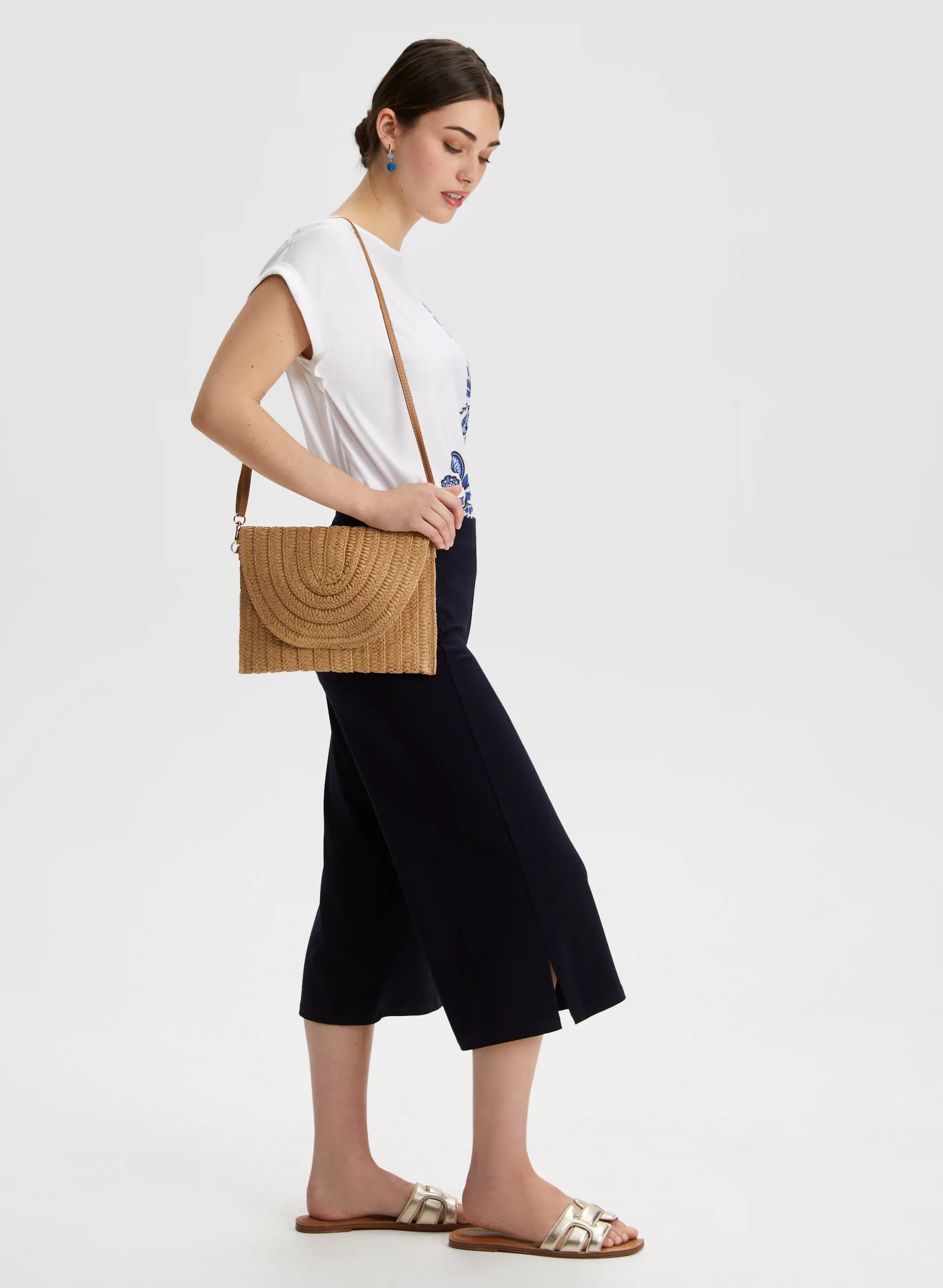 Side Slit Pull-On Capris sold by Laura product image thumbnail 4