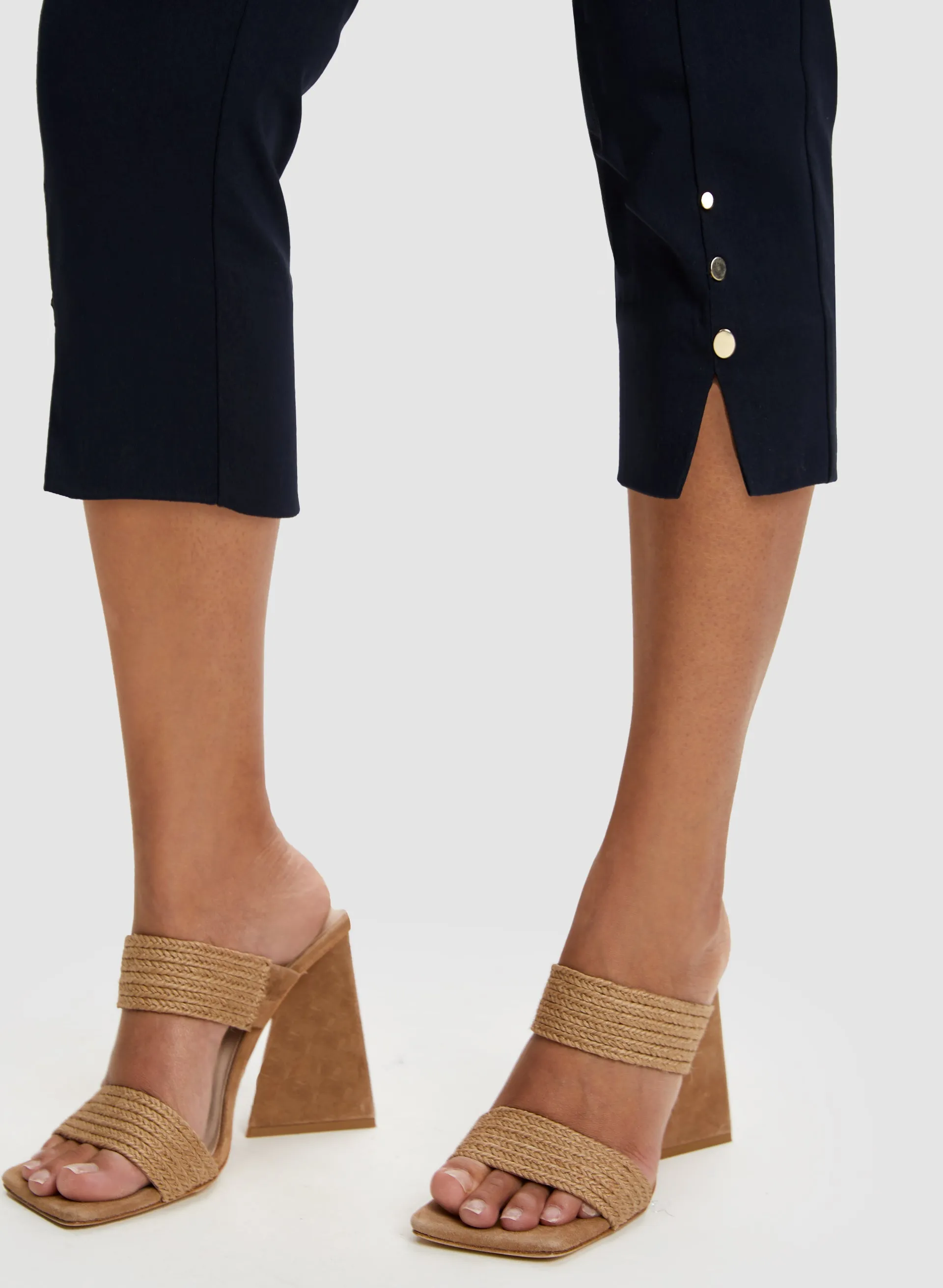 Pull-On Side Slit Capris sold by Laura product image thumbnail 5