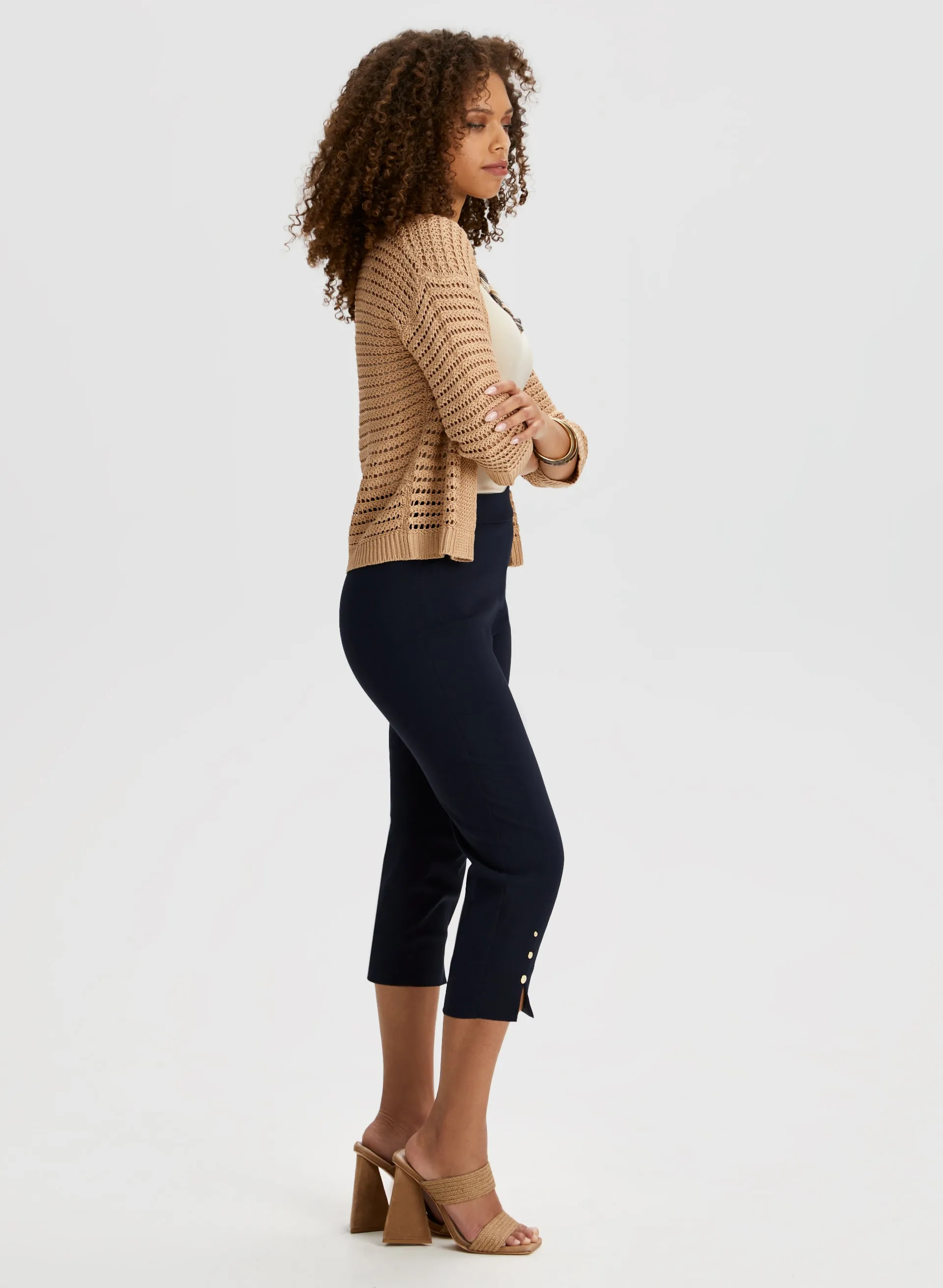 Pull-On Side Slit Capris sold by Laura product image thumbnail 4