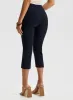 Pull-On Side Slit Capris sold by Laura