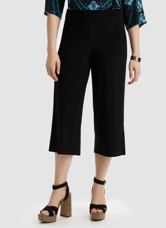 Side Slit Pull-On Capris sold by Laura