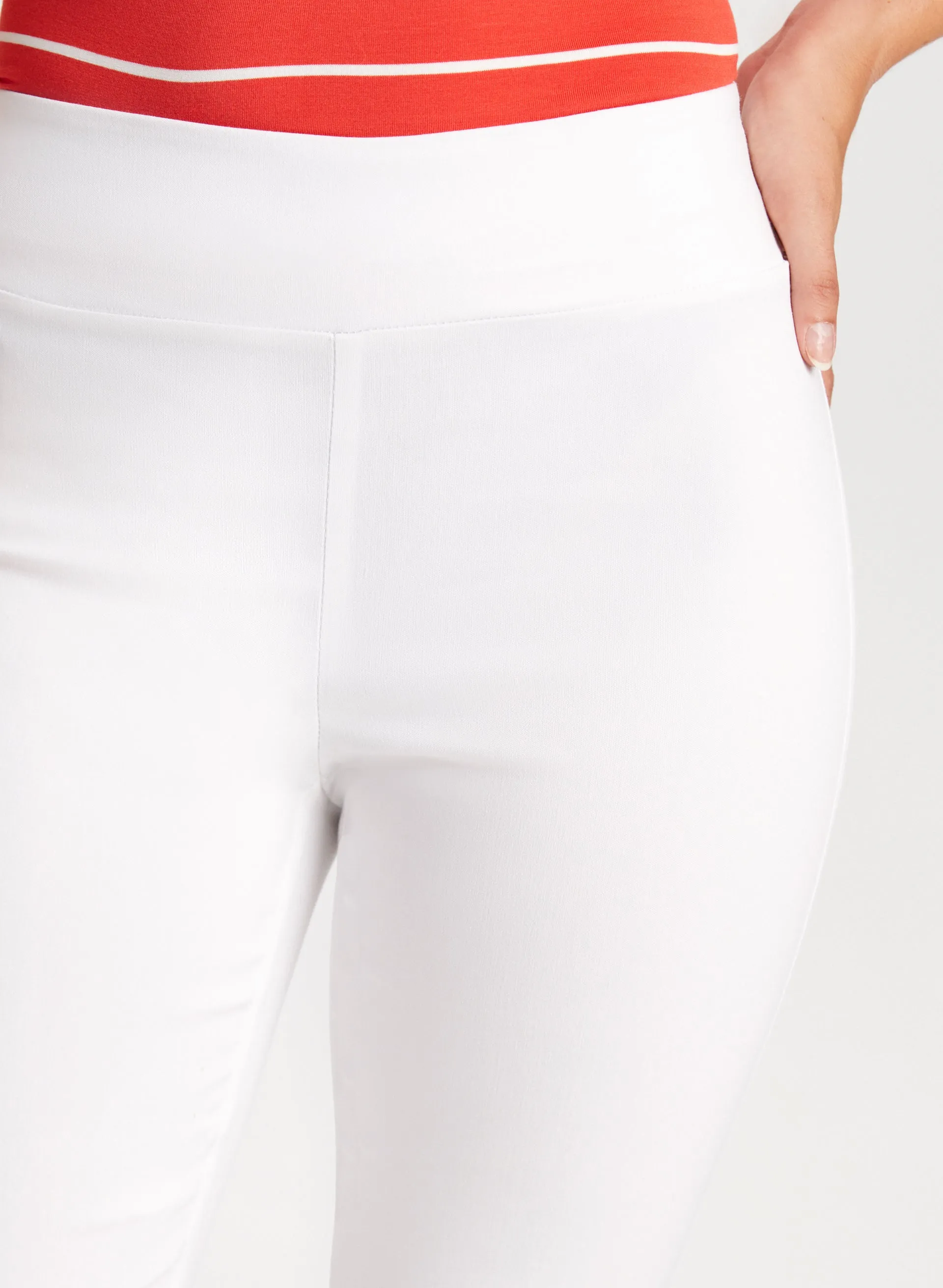 Pull-On Slit Detail Capris sold by Laura product image thumbnail 5