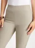 Pull-On Slit Detail Capris sold by Laura