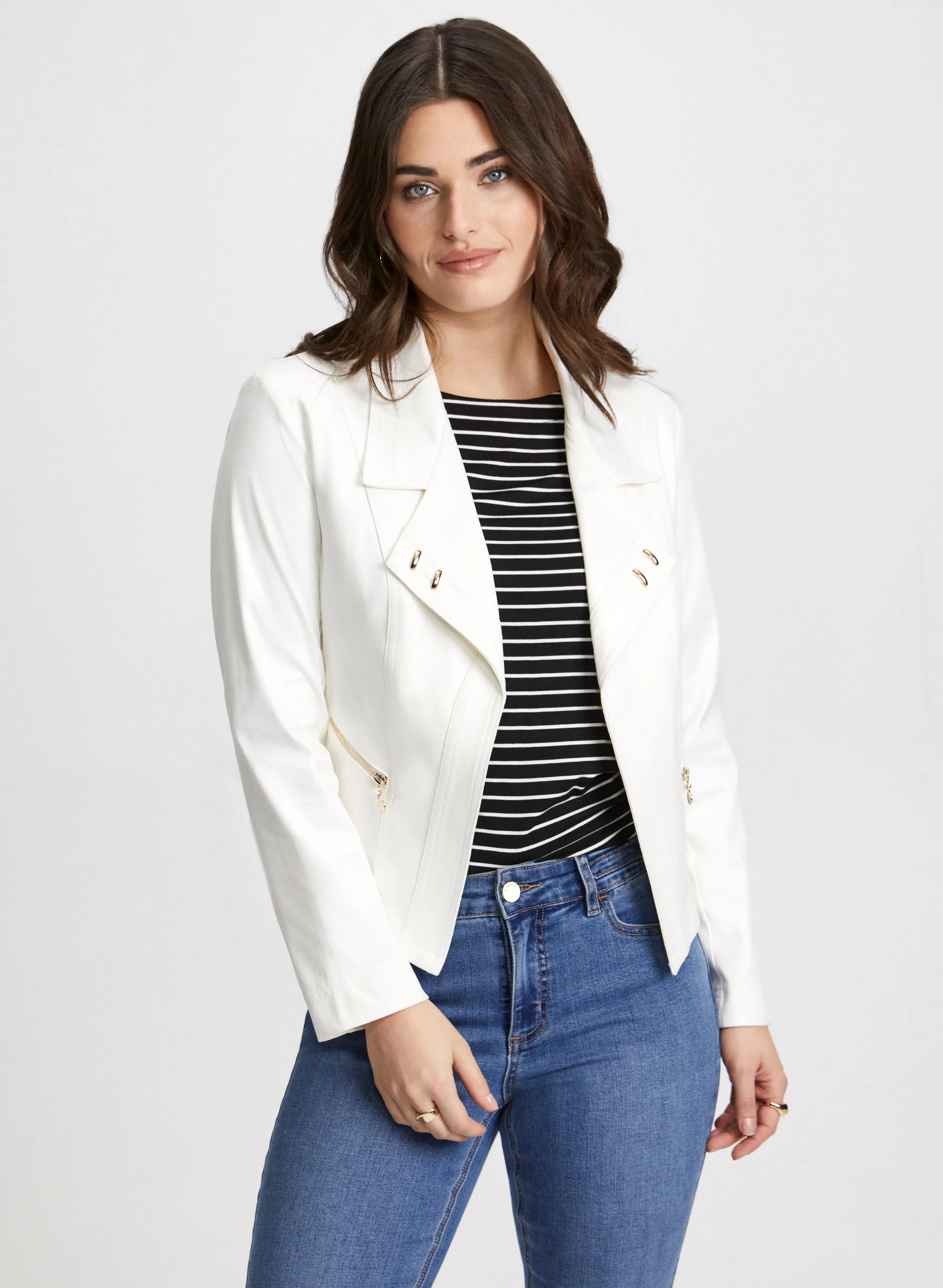 Vex - Zip Detail Jacket sold by Laura