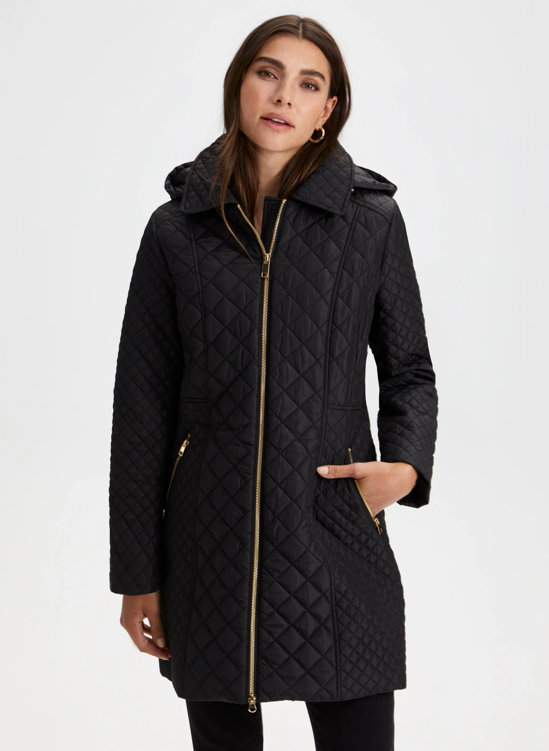 Diamond Quilted Coat sold by Laura product image thumbnail 5
