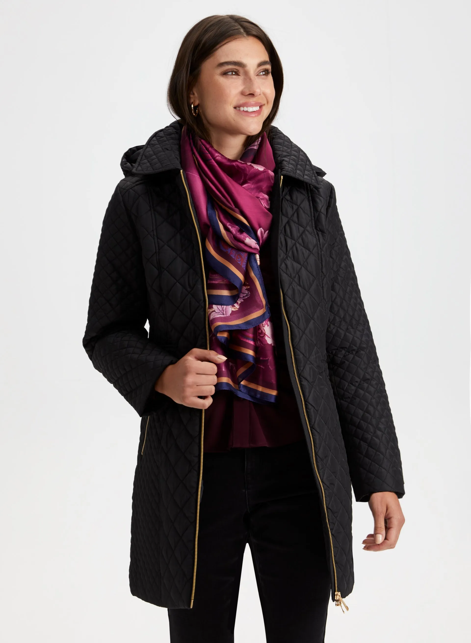 Diamond Quilted Coat sold by Laura