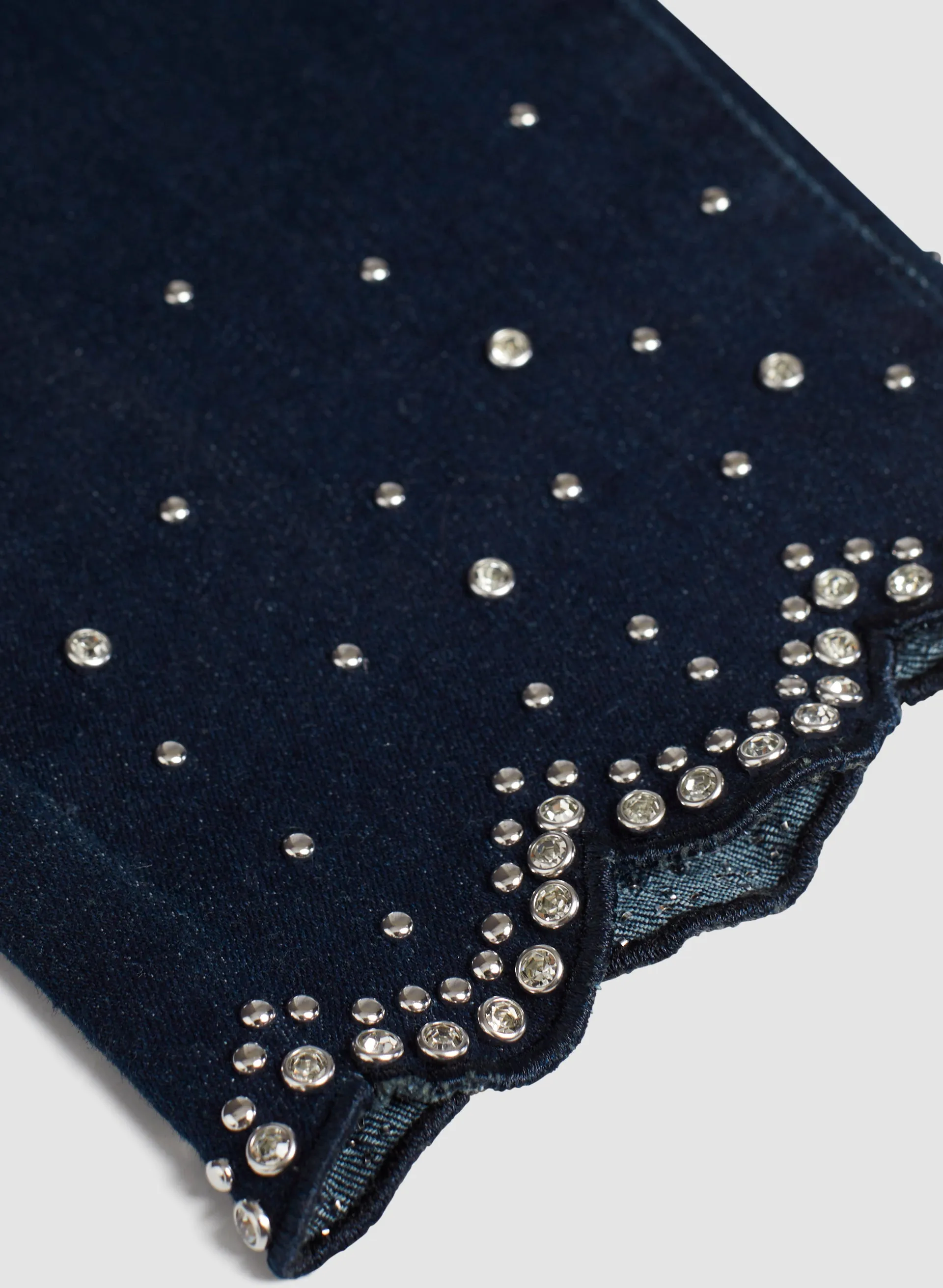 Rhinestone Detail Pull-On Jeans sold by Laura product image thumbnail 5