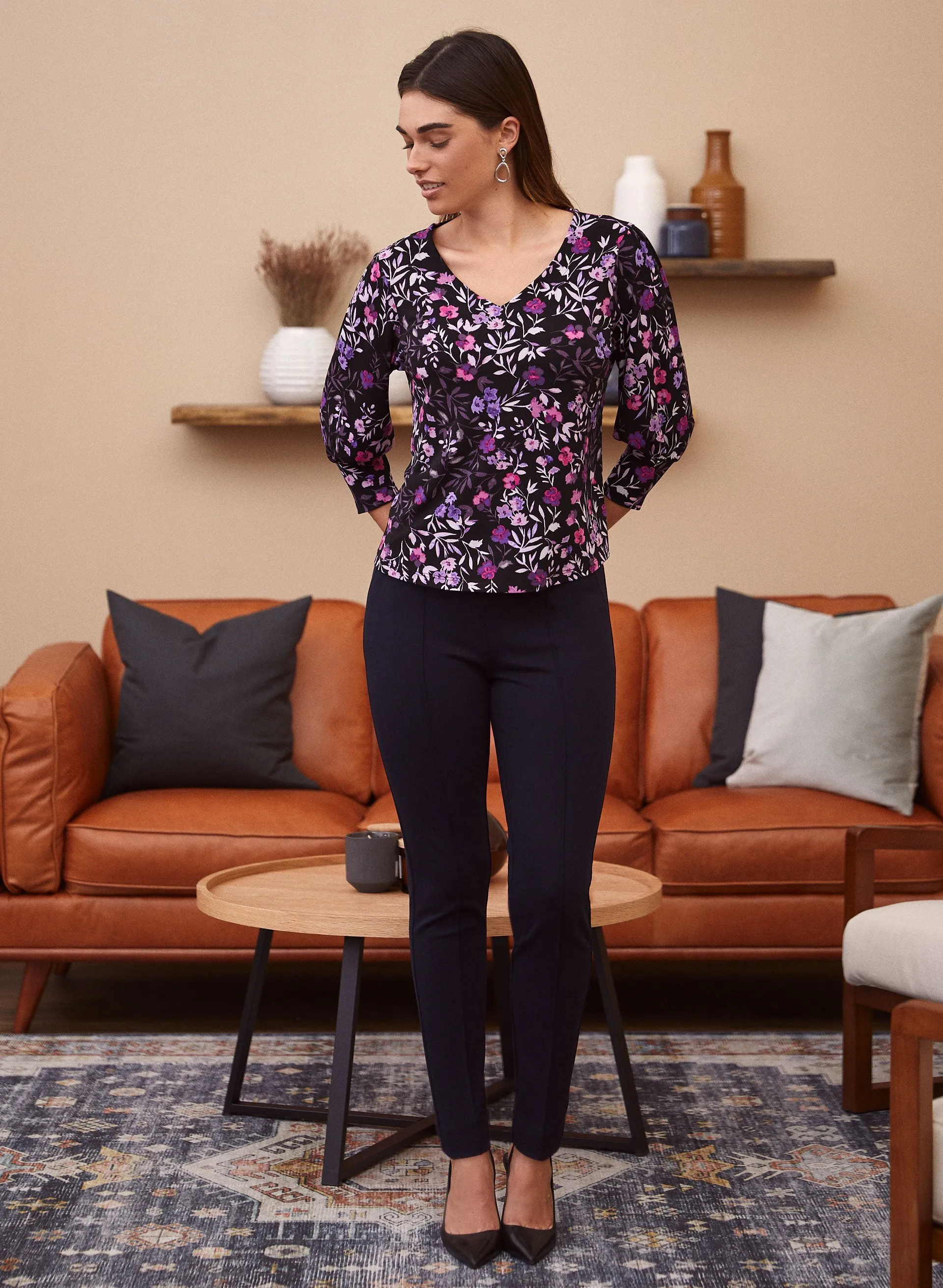 Slim Leg Pull-On Pants sold by Laura product image thumbnail 3