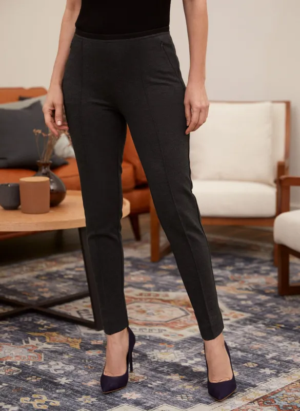 Slim Leg Pull-On Pants sold by Laura